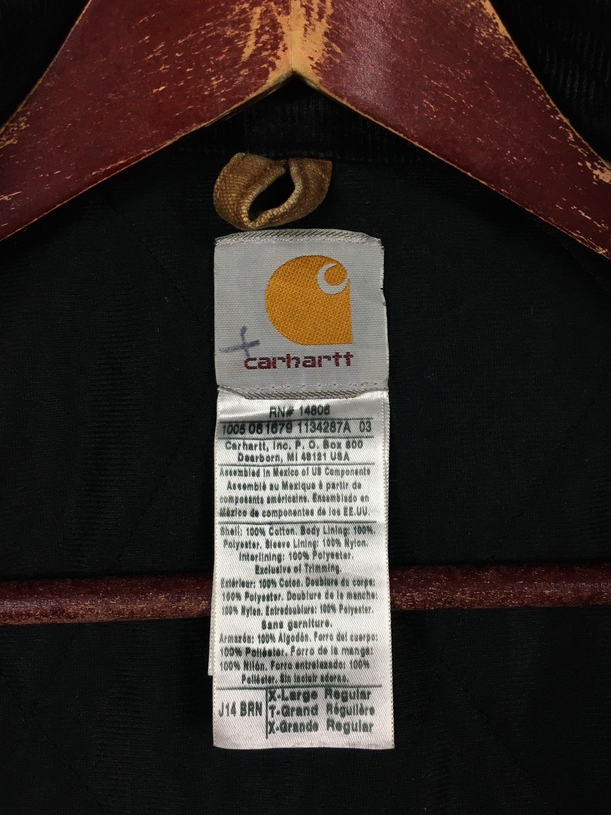 Carhartt × Vintage vintage jacket CARHARTT Santa Fe J14 BRN 2005 y2k skate Size US XL / EU 56 / 4 - 8 Thumbnail