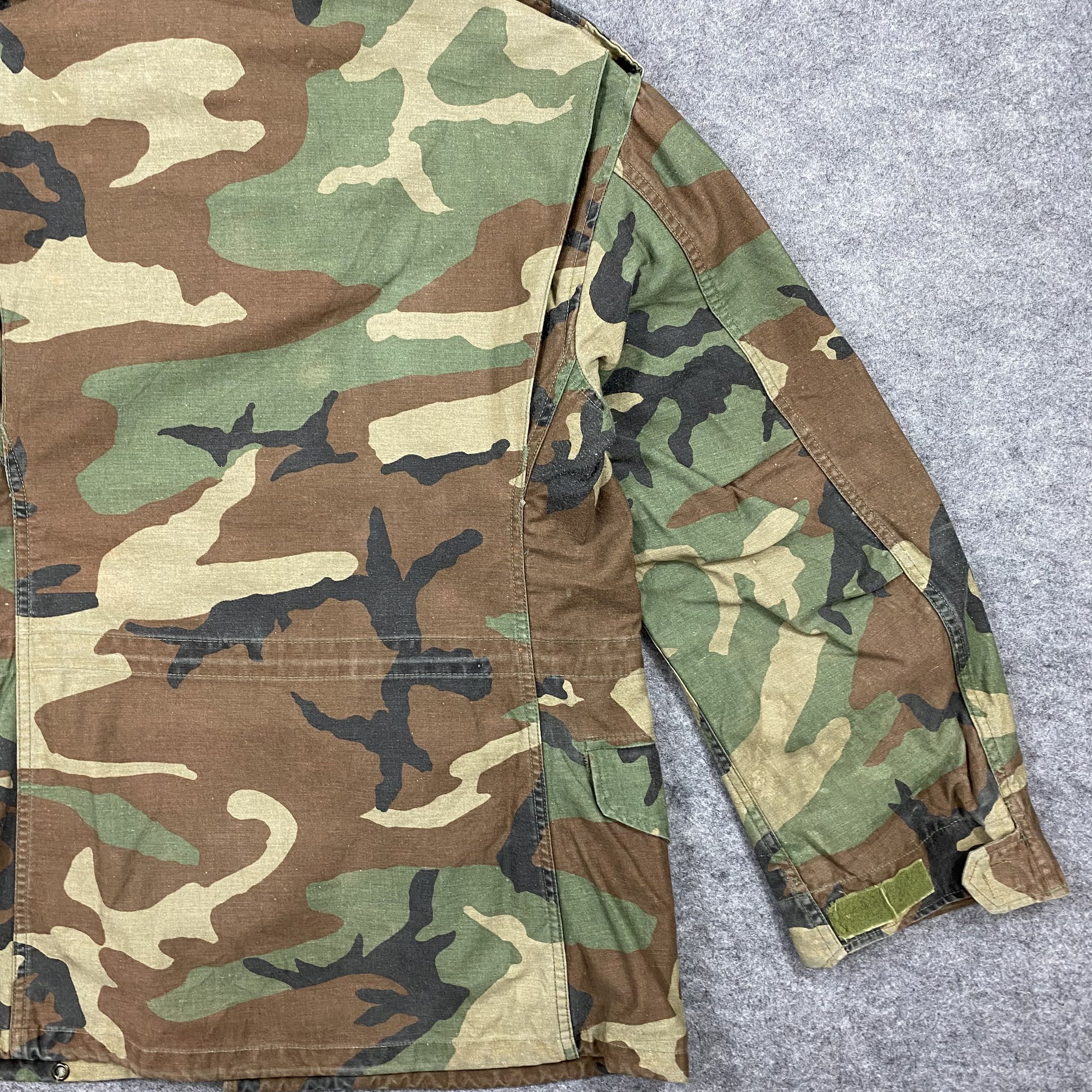 Vintage Vintage 1991 US Army M-65 Field Jacket Woodland Camo-J666 Size US M / EU 48-50 / 2 - 9 Thumbnail