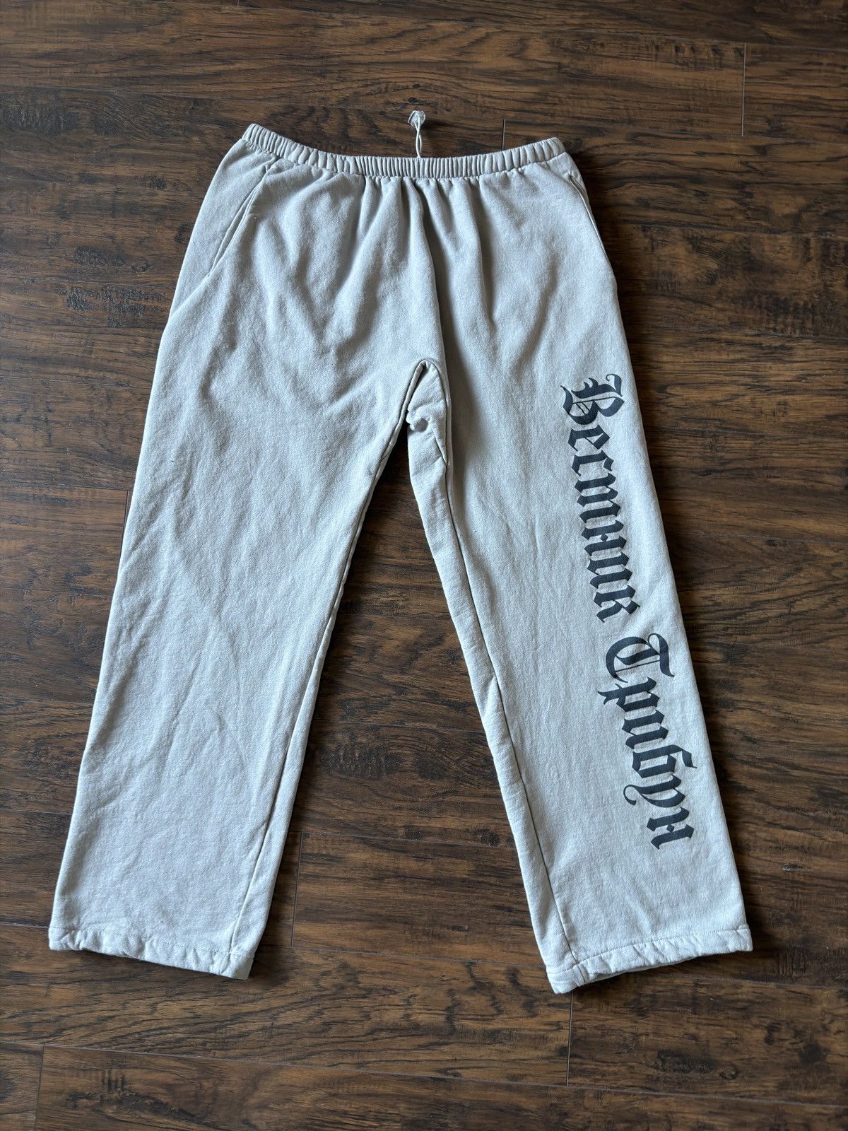 Yeezy YEEZY X GOSHA RUBCHINSKIY “TRIBUNE HERALD” SP-01 SWEATPANTS 