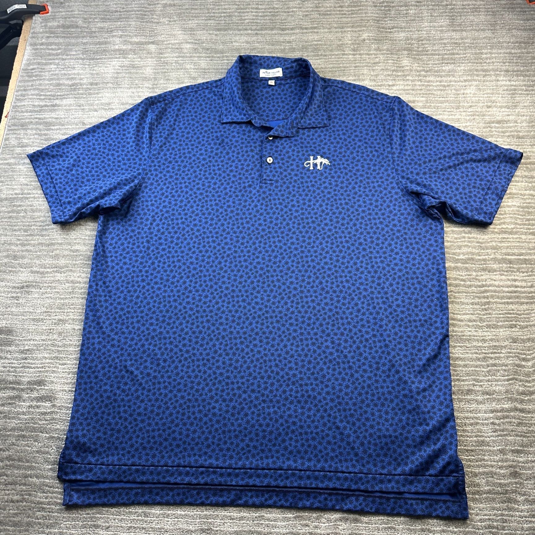 Peter Millar Peter Millar Polo Shirt Mens XL Blue All Over Print Golf Summer Comfort Polo Shirt Mens XL Blue All Over Print Golf Summer Comfort Size US XL / EU 56 / 4 - 2 Thumbnail