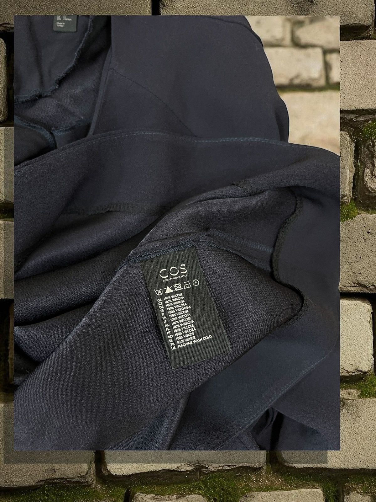 Cos Cos Navy Viscose dress size XL Size XL / US 12-14 / IT 48-50 - 6 Thumbnail