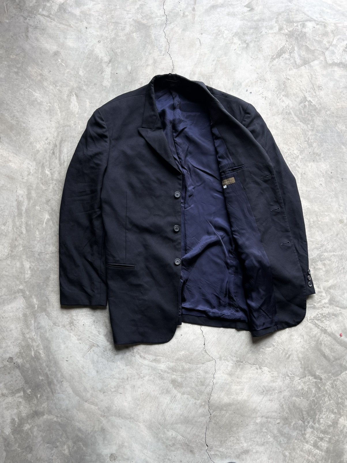 Yohji Yamamoto Y’s for men by Yohji Yamamoto Classic Tailored Blazer Jacket Size US S / EU 44-46 / 1 - 15 Thumbnail