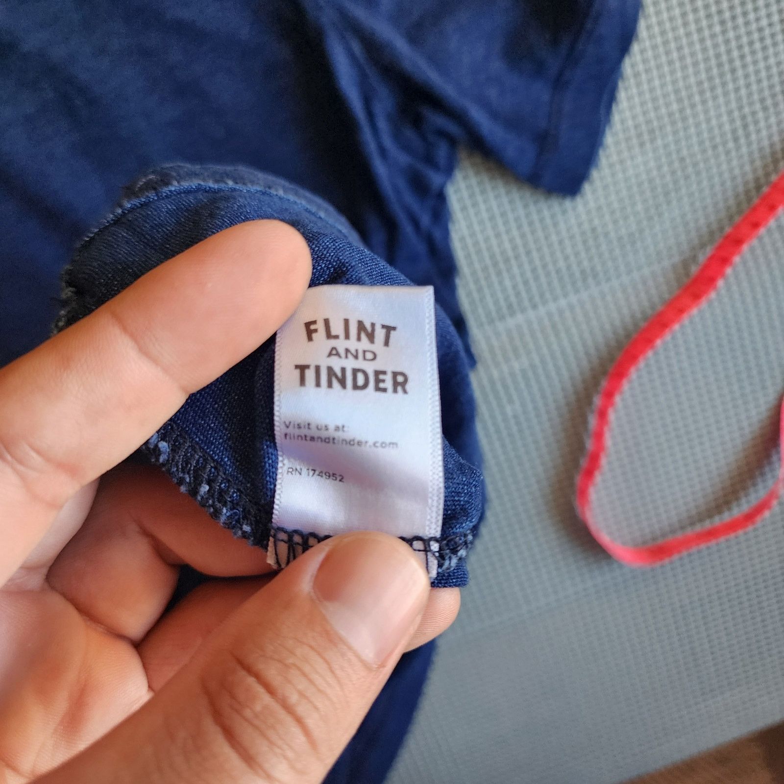 Flint And Tinder Flint and Tinder Small Blue Men's Tee Size US S / EU 44-46 / 1 - 4 Thumbnail