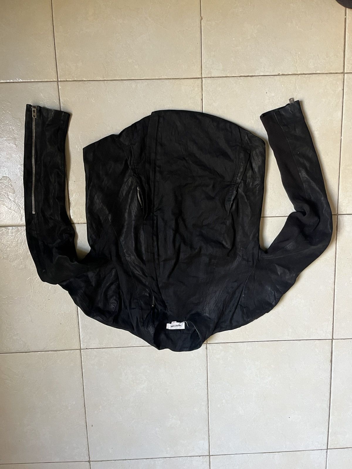 Helmut Lang Helmut lang asymmetric leather jacket Size M / US 6-8 / IT 42-44 - 5 Thumbnail