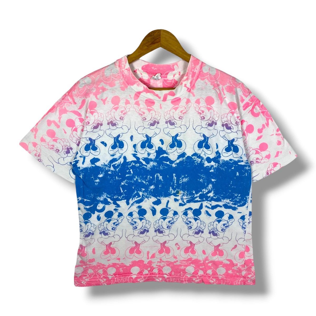 Disney Vintage 90s Disney MINNIE MOUSE Fullprint Cartoon Tee Shirt Size M / US 6-8 / IT 42-44 - 1 Thumbnail