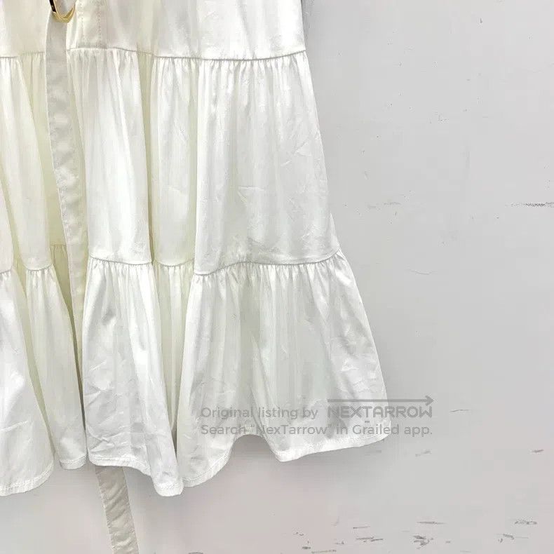 Louis Vuitton Louis Vuitton 25 White Cotton Lapel Single Breasted Short Size XS / US 0-2 / IT 36-38 - 5 Thumbnail
