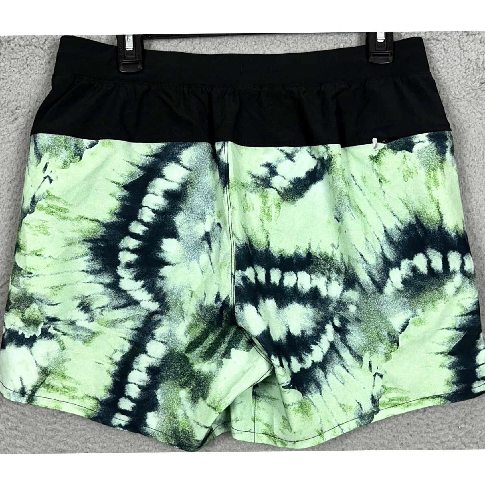 Vintage Stance FreshTek Shorts Mens Medium Green Tie Dye Athletic Lined Stretch Pockets Size US 31 - 2 Thumbnail