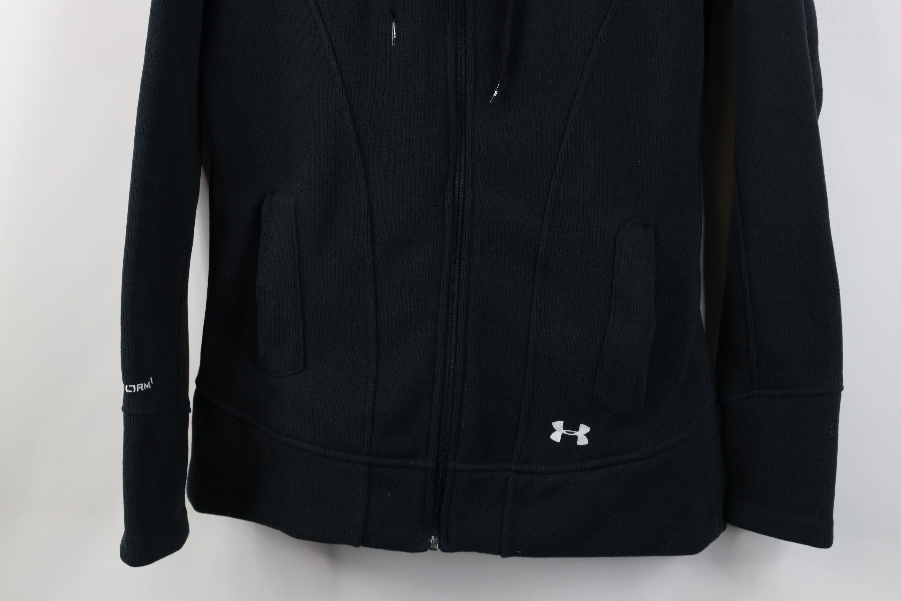 Under Armour Under Armour Storm Fleece Knit Full Zip Hoodie Jacket Black Size M / US 6-8 / IT 42-44 - 3 Thumbnail