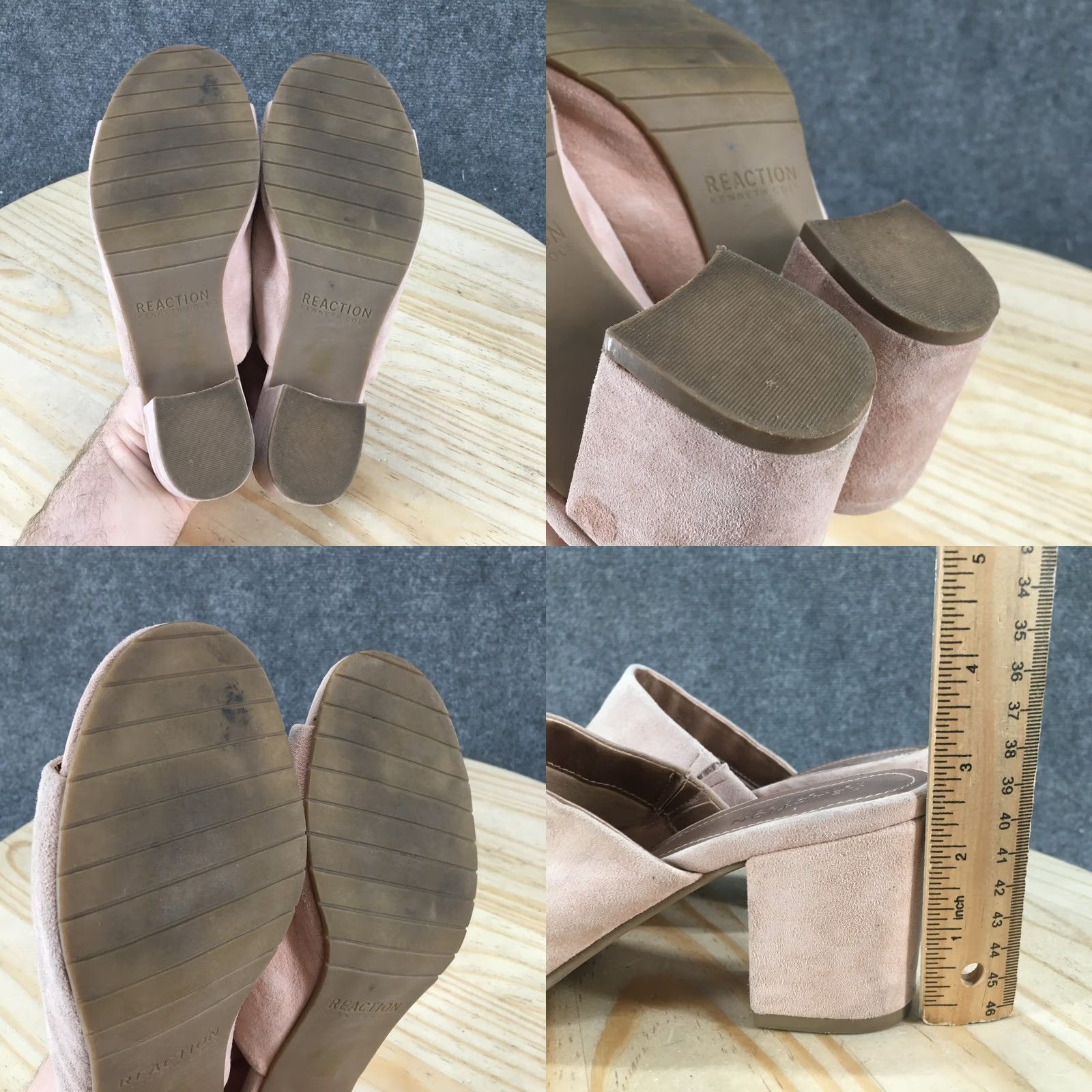 Kenneth Cole Reaction Kenneth Cole Sandals Womens 7.5M Mass Ter Mind Slides Pink Faux Leather Size US 8 / IT 38 - 8 Thumbnail