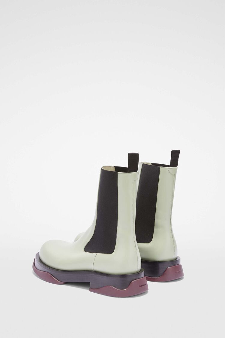 Jil Sander o1w1db10825 Chelsea Boots in Black/White Size US 10 / EU 43 - 4 Thumbnail