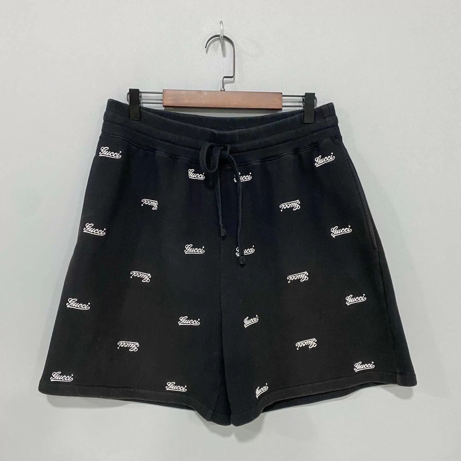 Gucci GUCCI All Over Logo Print Shorts 95 New M Size US 32 / EU 48 - 3 Thumbnail