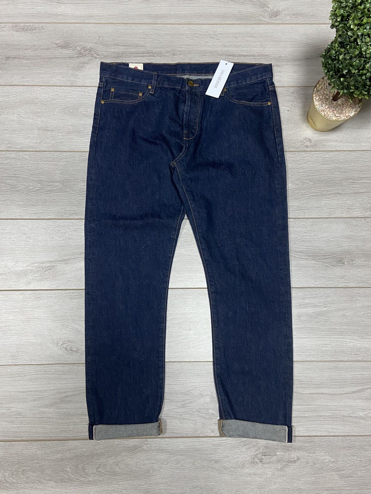 Han Kjobenhavn Han Kjobenhavn Japan 🇯🇵 denim jeans tapered Size US 36 / EU 52 - 2 Thumbnail