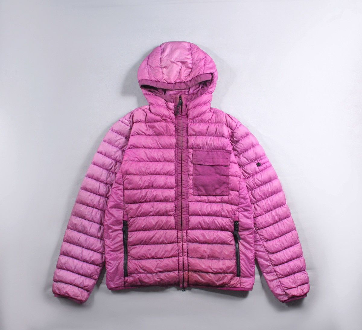 Stone Island new long down jacket pink coat drake Grailed