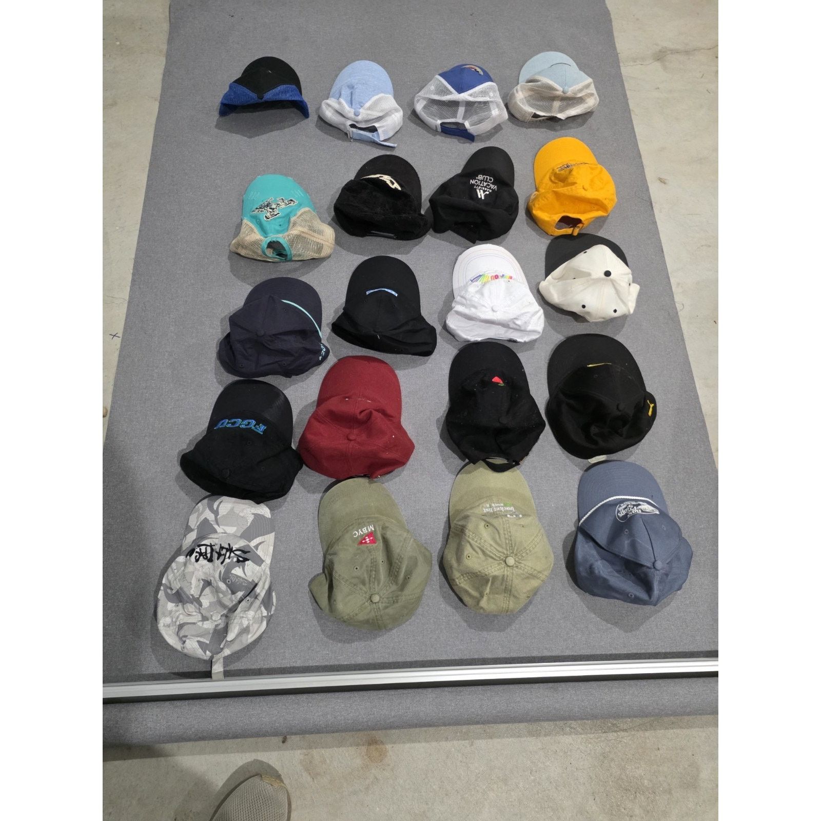 Other 20 Vintage Trucker Hat Lot Snapback 80s 90s Y2K USA Size ONE SIZE - 4 Thumbnail