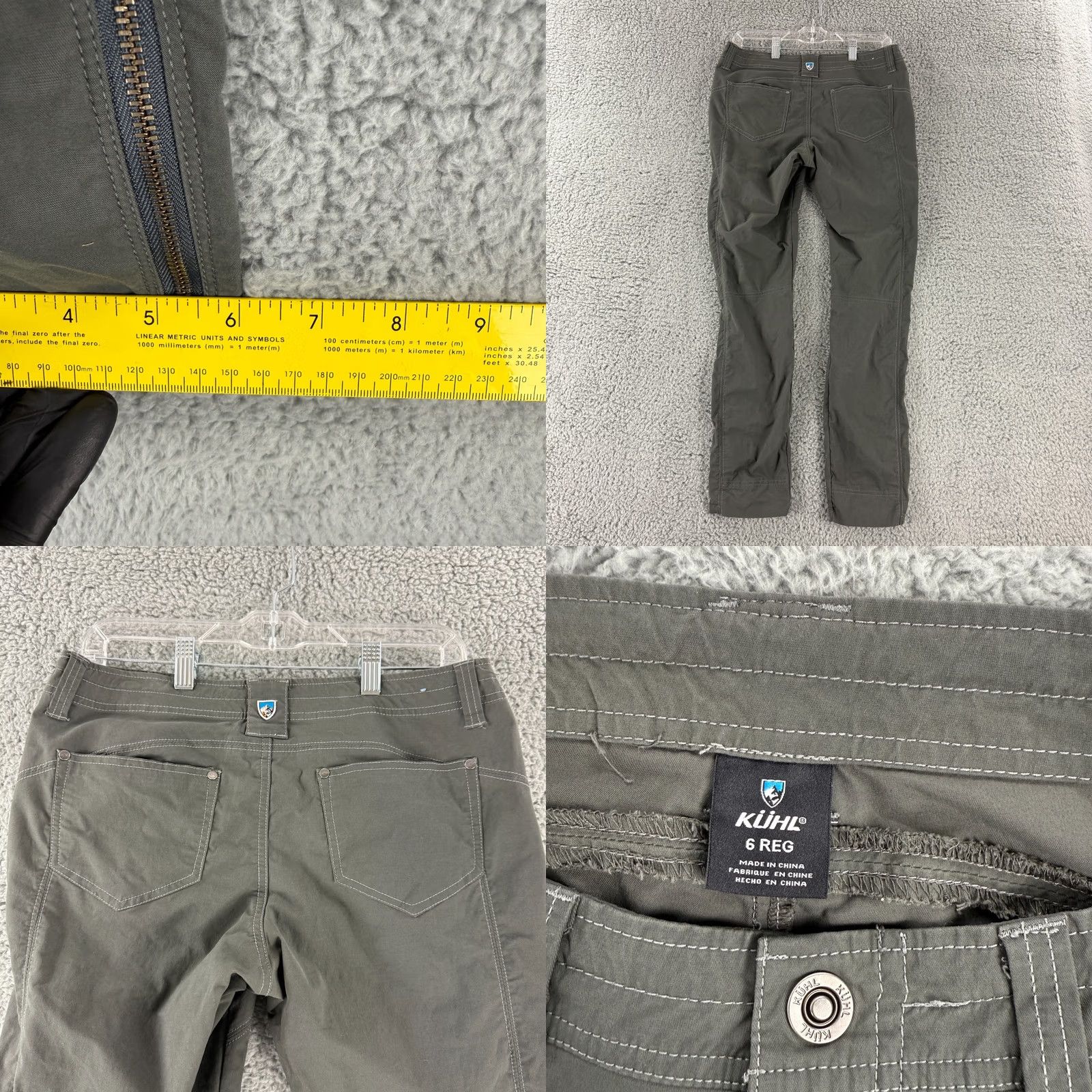 Vintage Kuhl Inspiratr Ankle Zip Pants Womens Size 6 Gray Hiking Travel Outdoor Casual Size 28" / US 6 / IT 42 - 9 Thumbnail