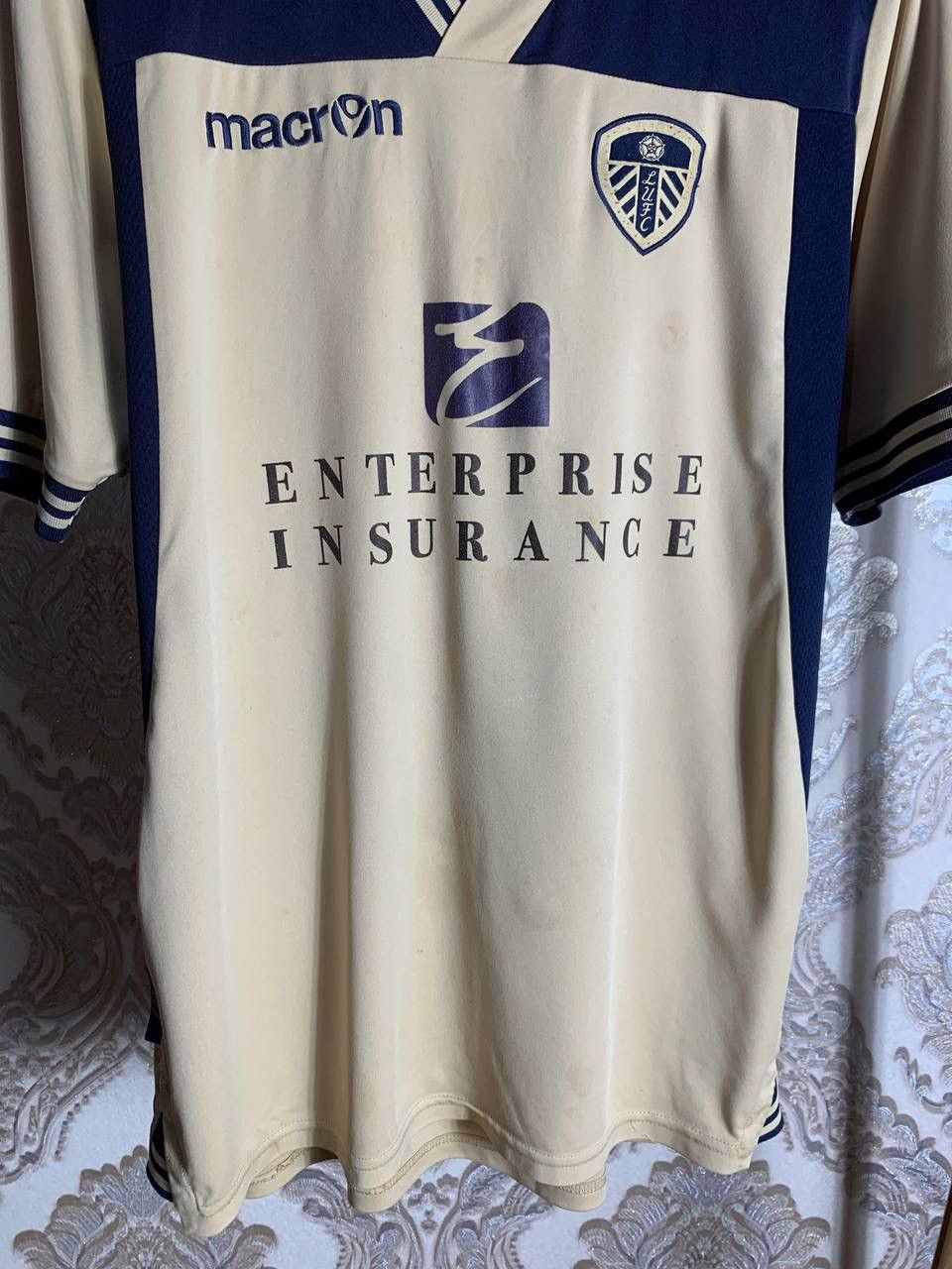 Macron × Vintage VERY RARE MACRON LEEDS UNITED ENGLAND SOCCER JERSEY Y2K 90s Size US XL / EU 56 / 4 - 6 Thumbnail