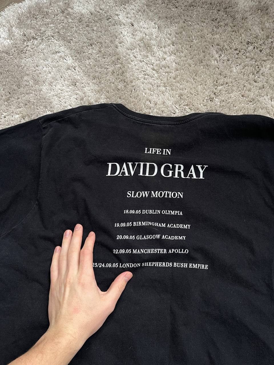 Band Tees × Vintage VINTAGE David Gray 2005 tour Size XL Size US XL / EU 56 / 4 - 8 Thumbnail