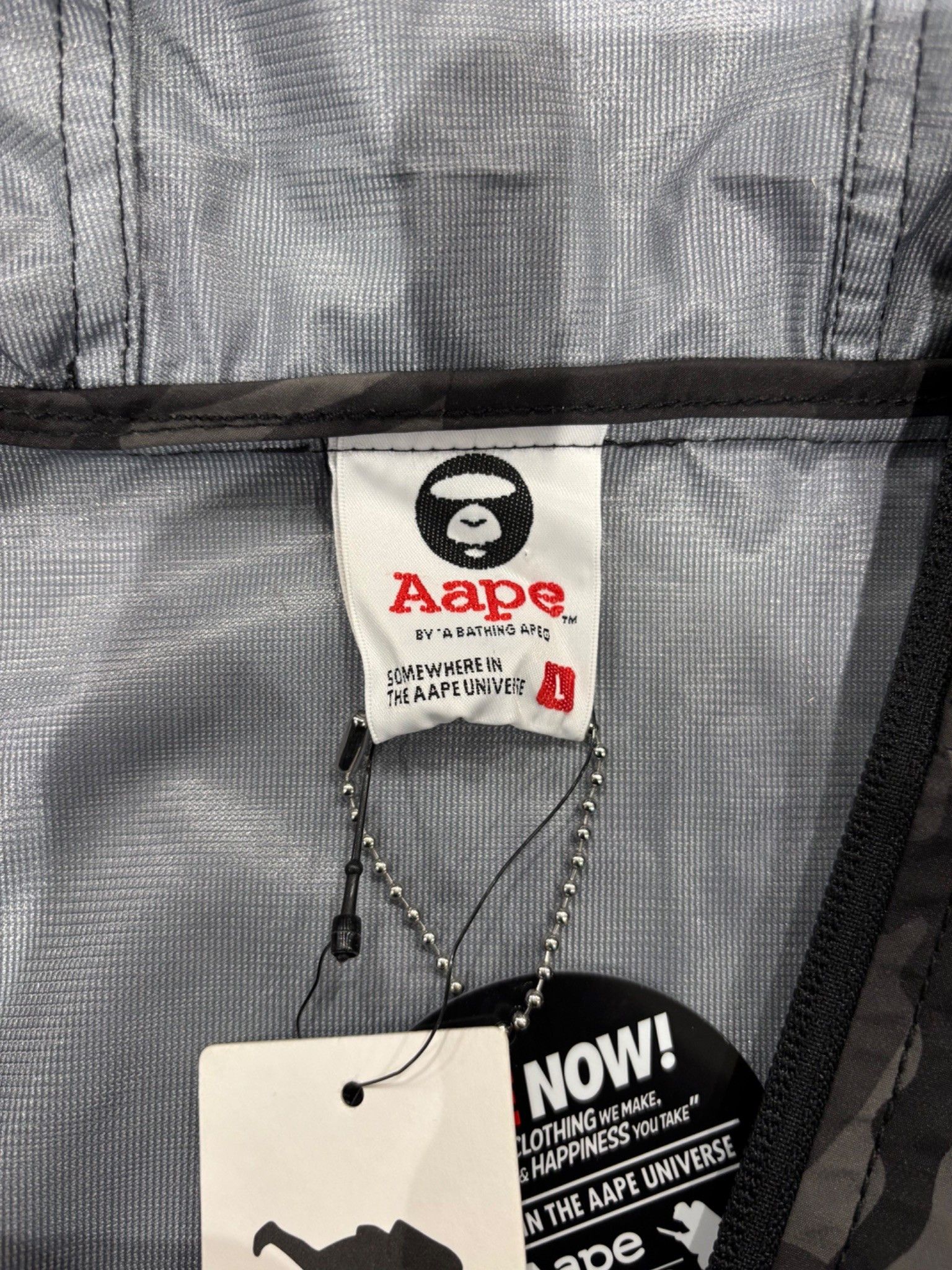 Aape Aape By A Bathing Ape Funnel-Neck Camouflage Smock Jacket Size US L / EU 52-54 / 3 - 5 Thumbnail