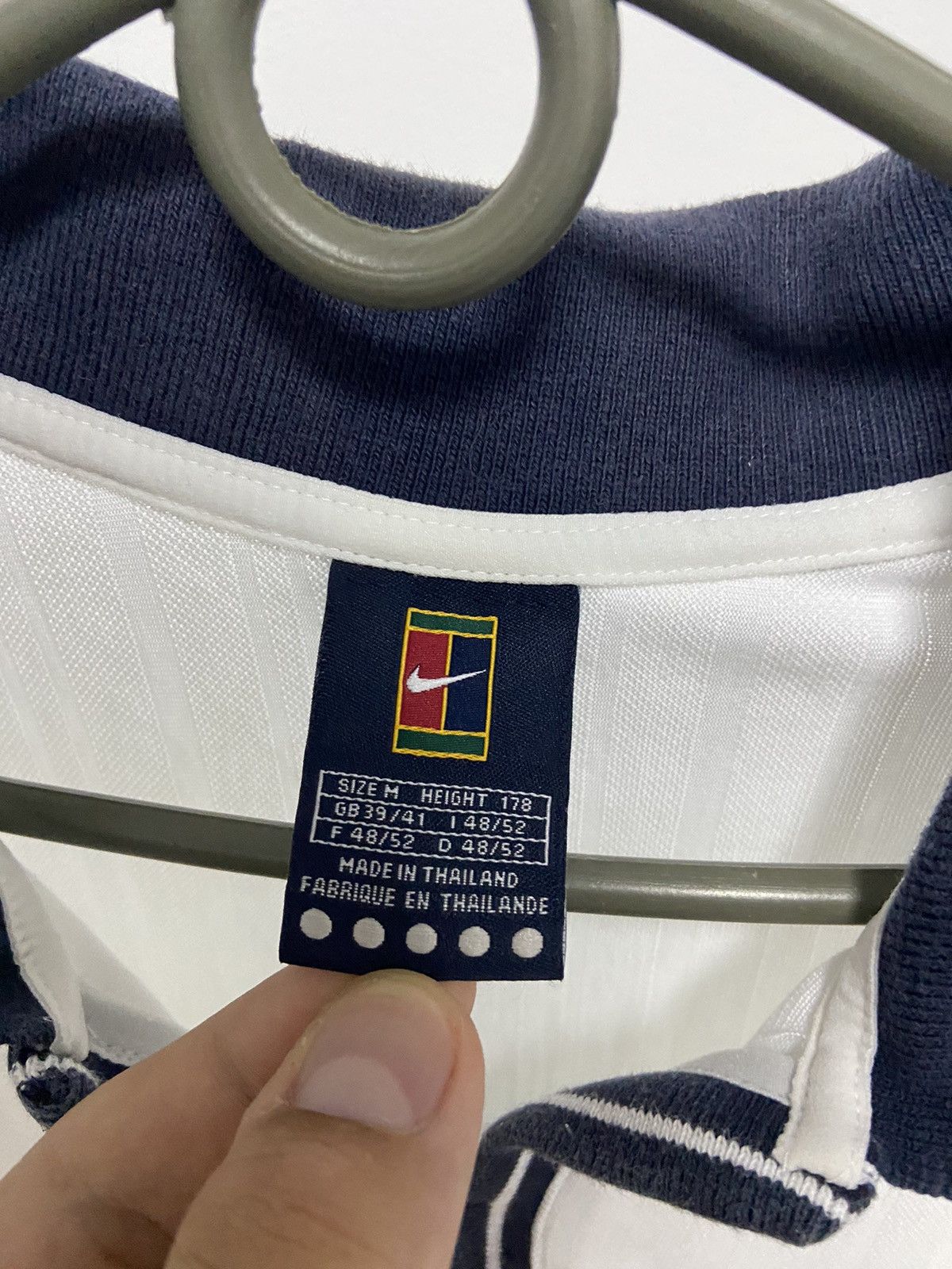 Nike × Vintage Nike Court Vintage Small logo T Shirt Polo Tennis Size US M / EU 48-50 / 2 - 3 Thumbnail