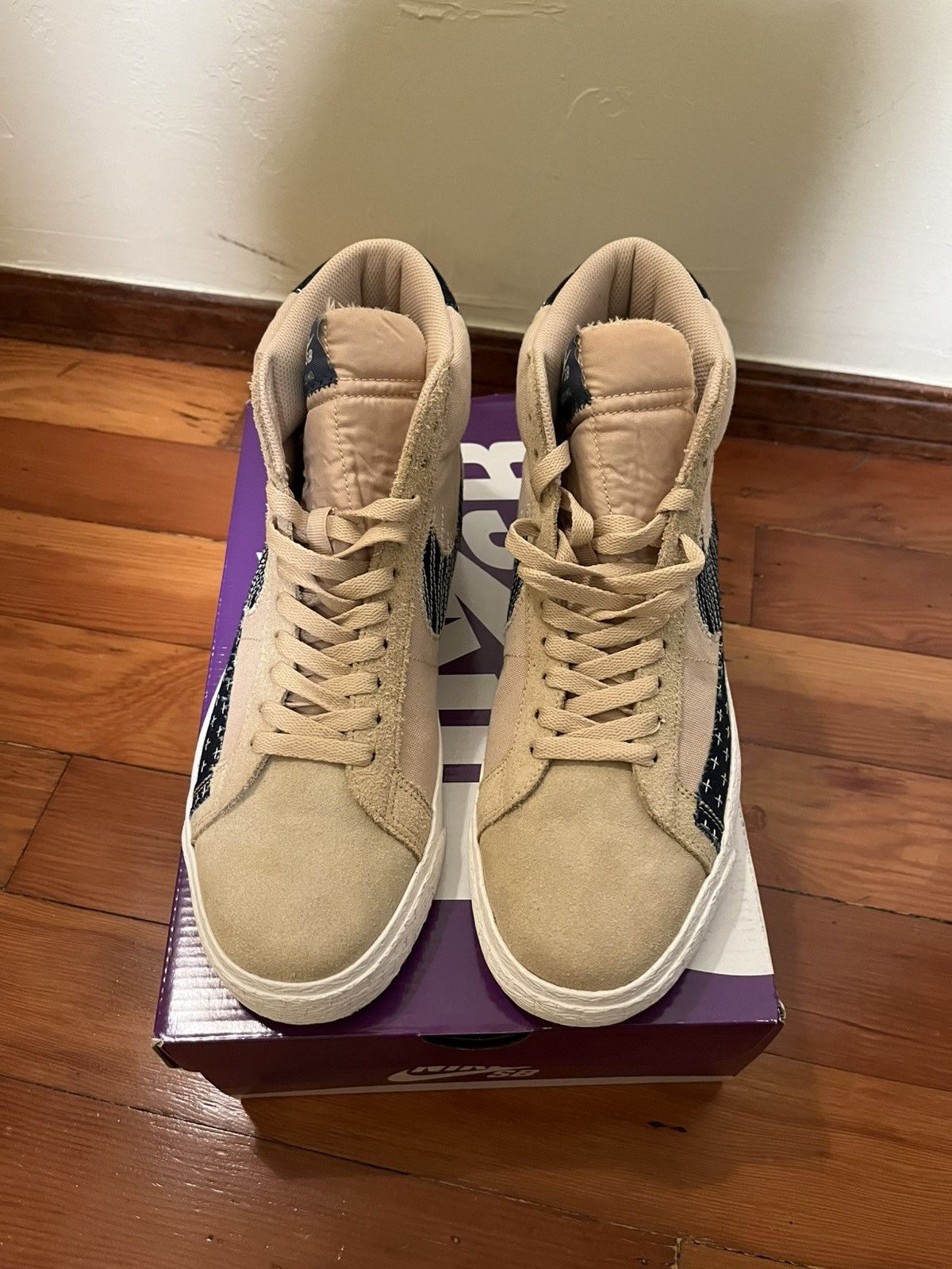 Nike Nike SB Zoom Blazer Mid ‘Sashiko Pack’ Size US 10 / EU 43 - 2 Thumbnail