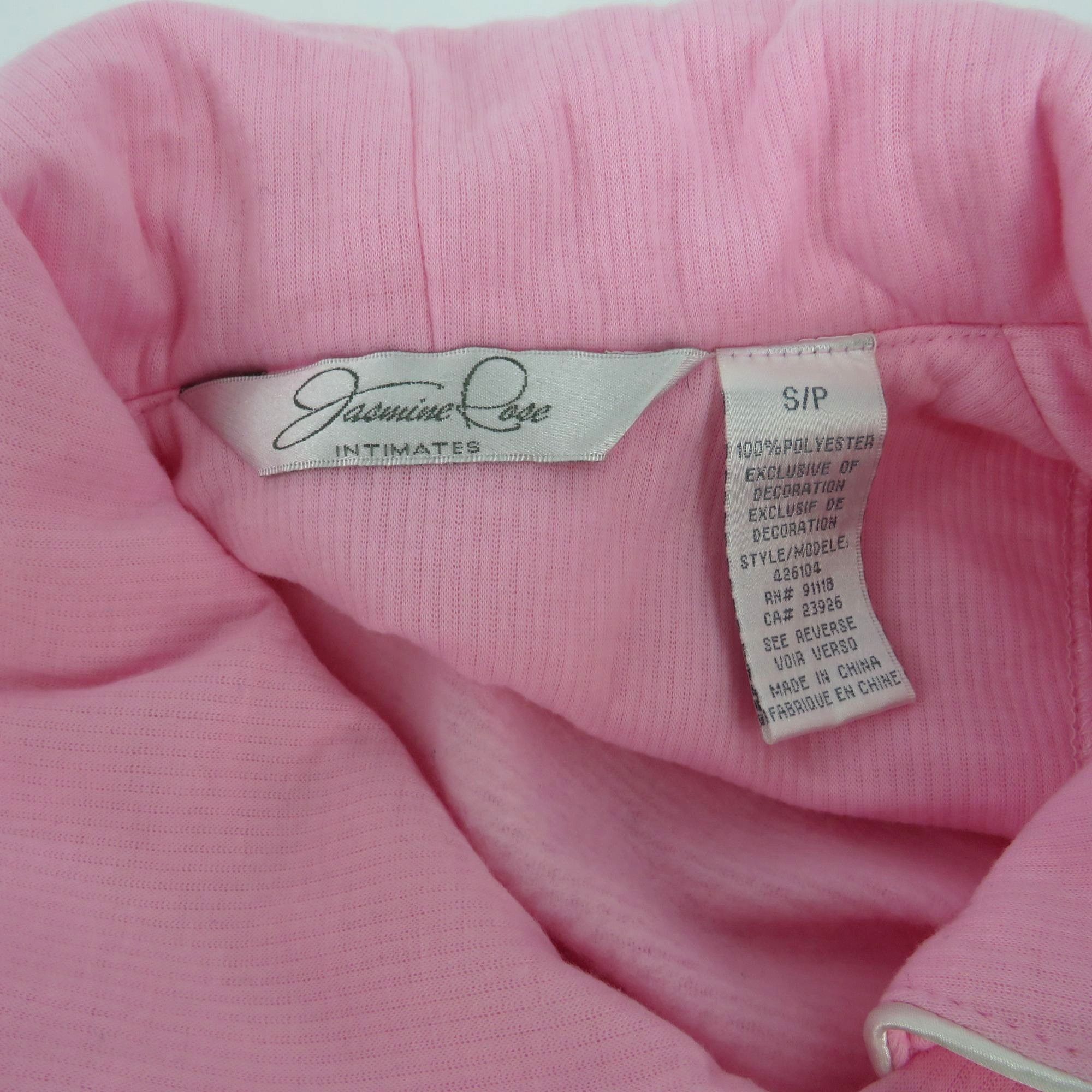 Other Jasmine Rose Pink Embroidered Button-Up Long Sleeve Robe Poc Size ONE SIZE - 5 Thumbnail