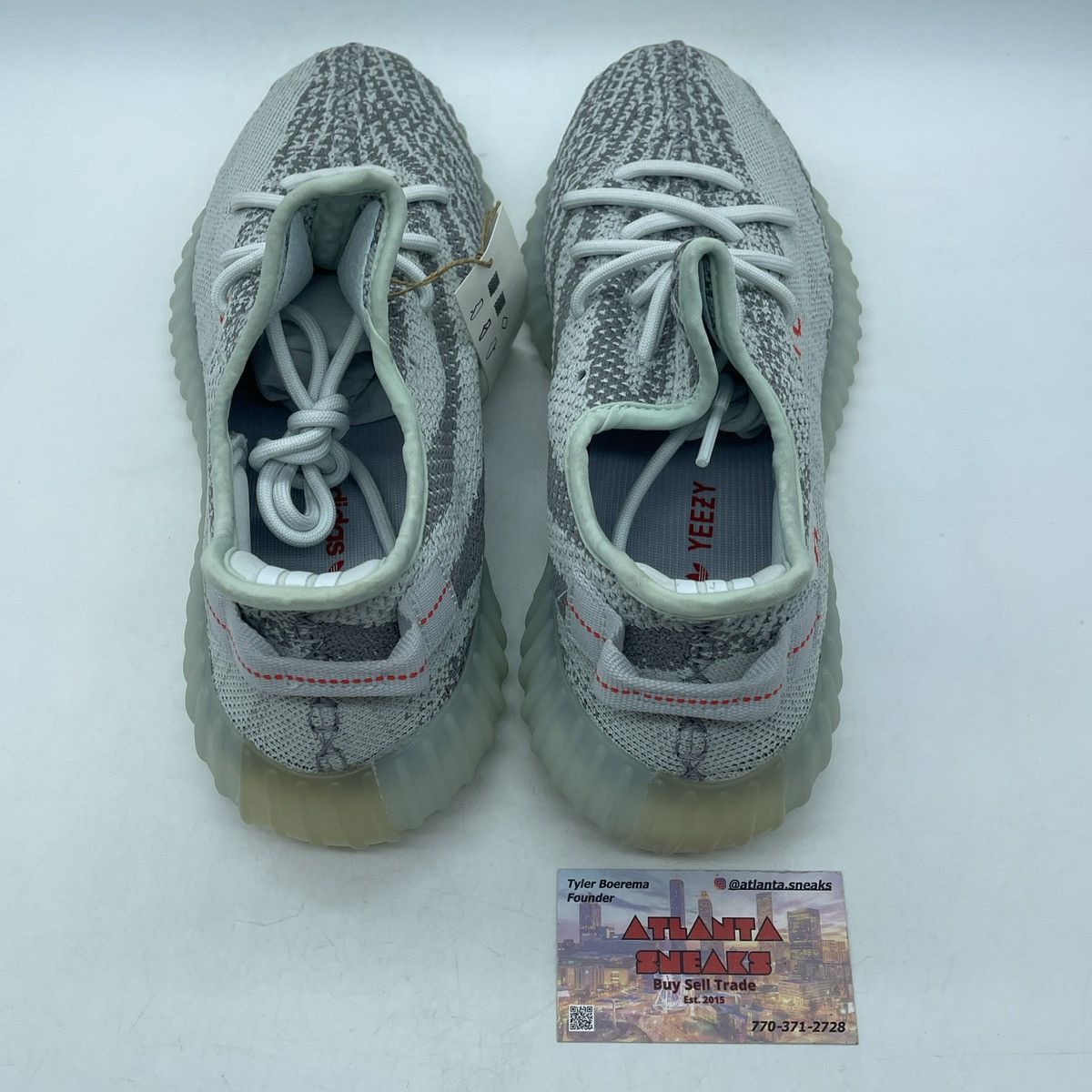 Adidas Yeezy boost 350 blue tint Size US 10 / EU 43 - 6 Thumbnail