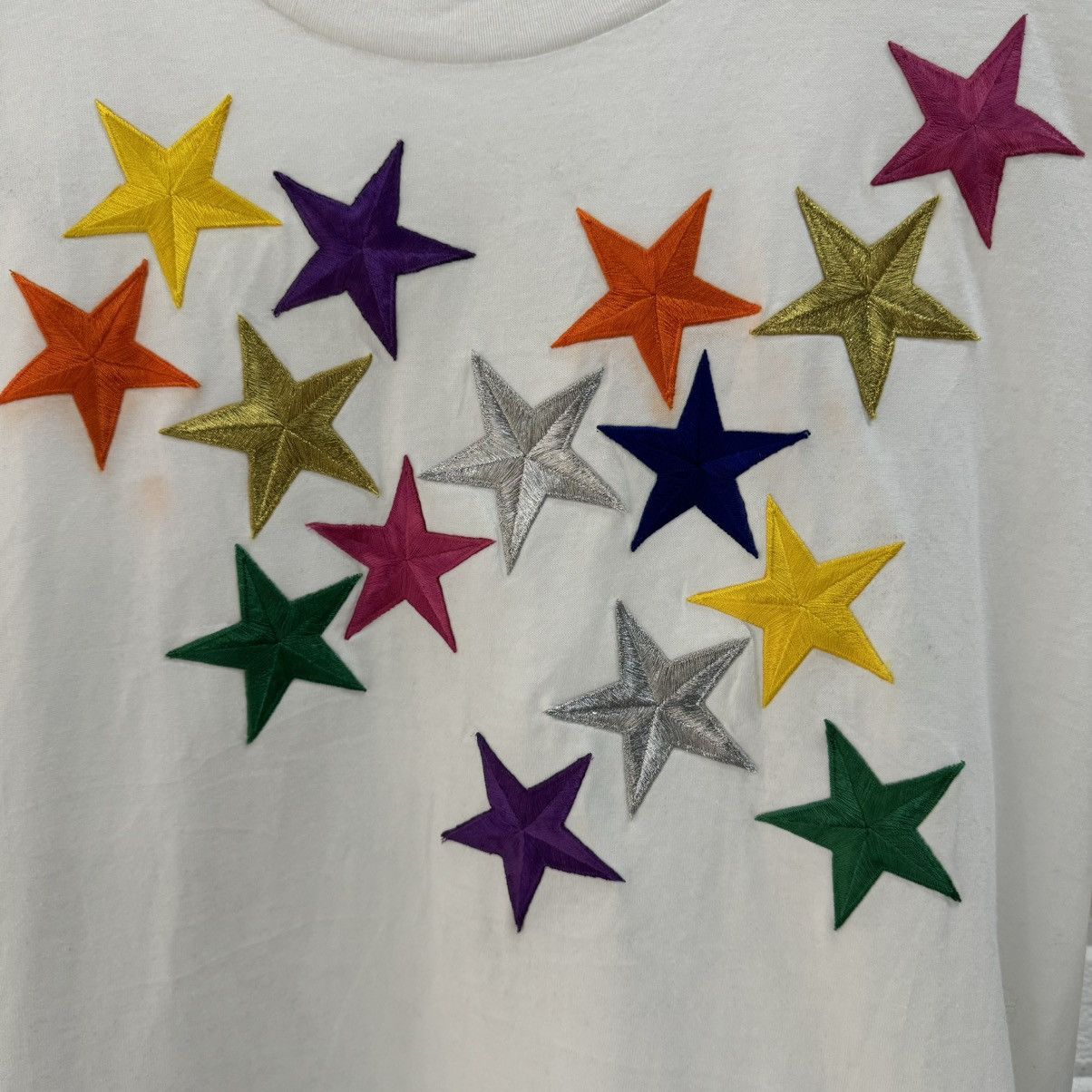 Vintage Vintage Nautical Stars Embroidery Tee Size US M / EU 48-50 / 2 - 3 Thumbnail