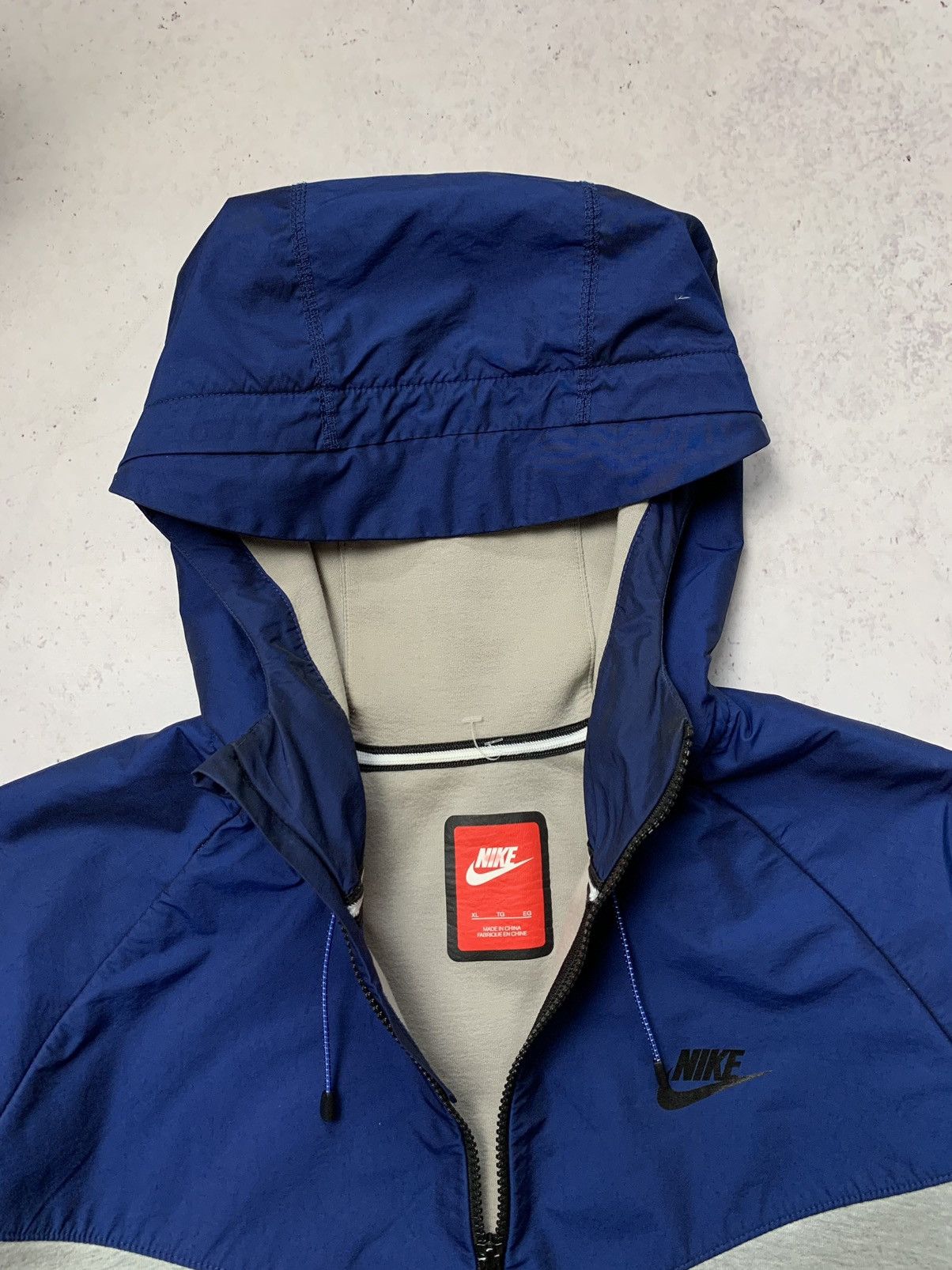 Nike Nike Tech Fleece Nylon Metal Zip-up Jacket Drill Sportswear Size US XL / EU 56 / 4 - 5 Thumbnail