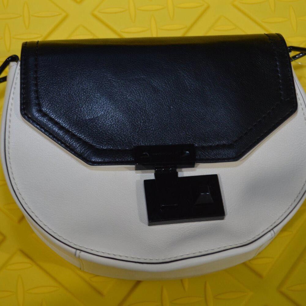 Designer Rebecca Minkoff Black & White Crossbody Bag Size ONE SIZE - 5 Thumbnail