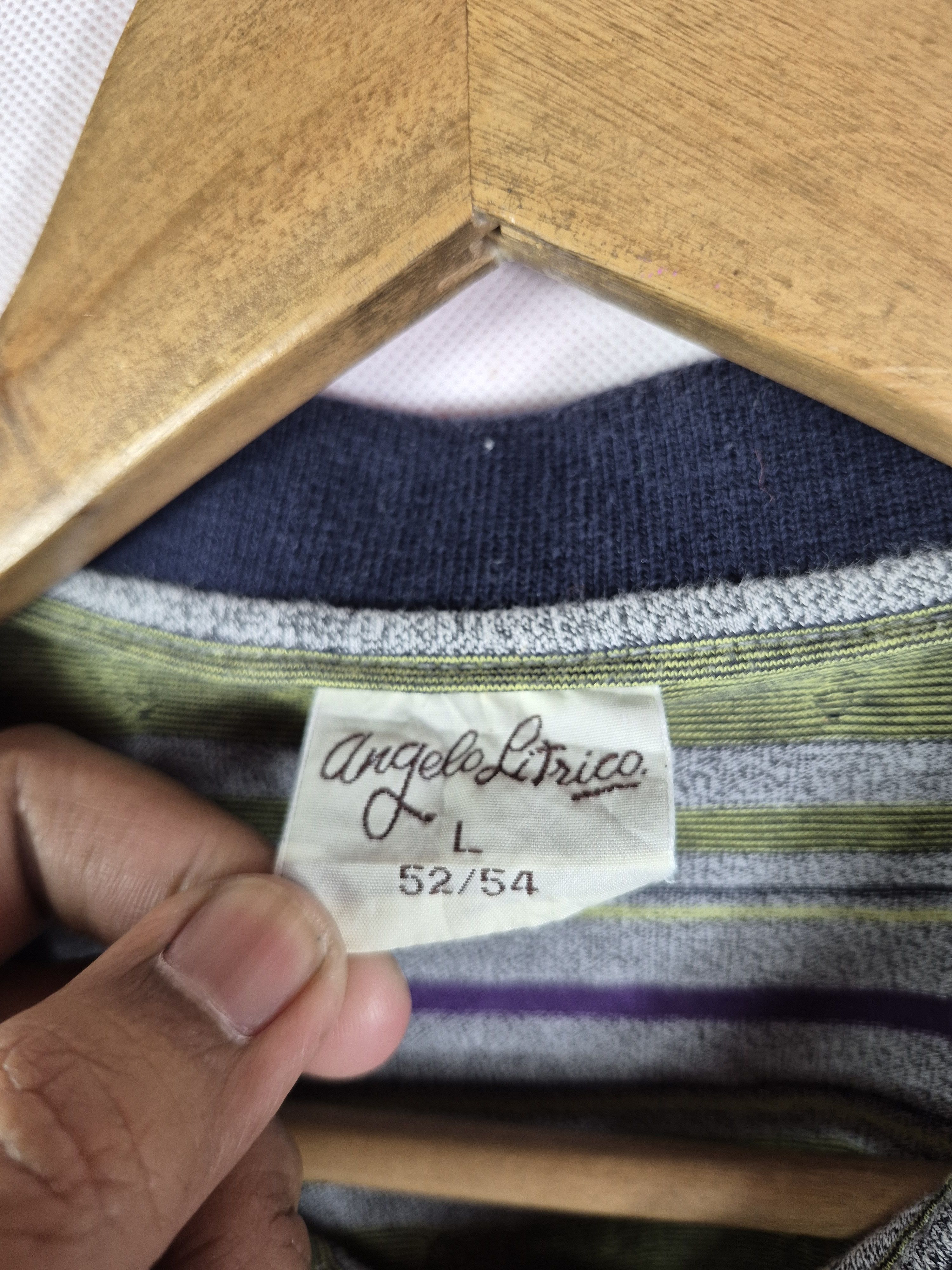 Angelo Litrico 🔥 Vintage Style Angelo Litrico Fullprint Pocket Polo Tee Size US L / EU 52-54 / 3 - 7 Thumbnail