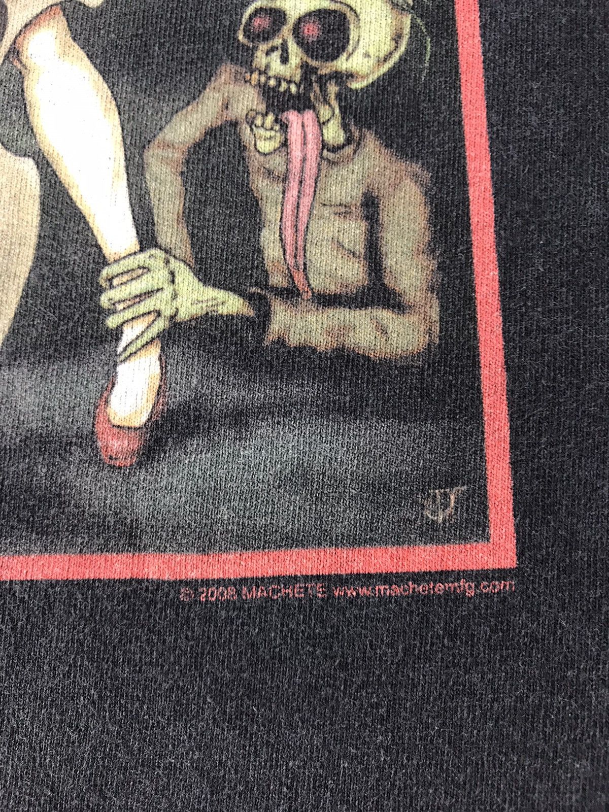 Band Tees Horror Pops Punk Band Skull Musician 08’ Machete Printed Tee Size US M / EU 48-50 / 2 - 5 Thumbnail