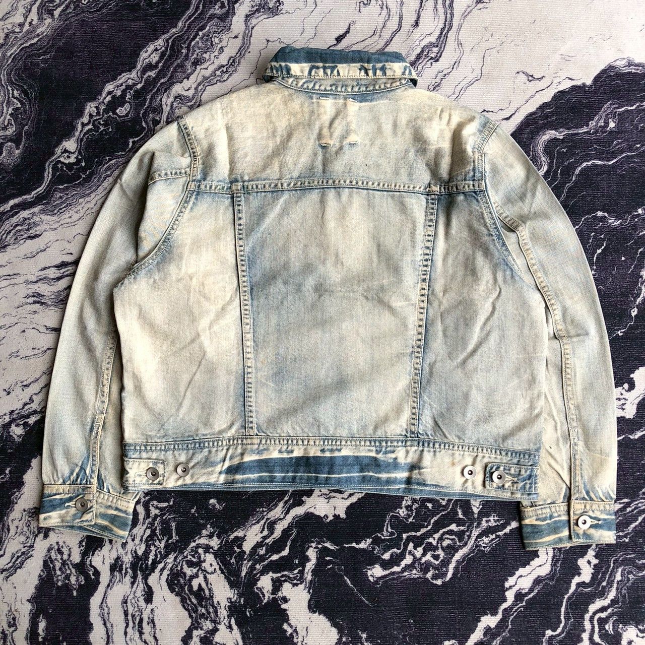 Ne-Net Ne-Net Type 1 Indigo Dyed Cropped Denim Jacket Size US S / EU 44-46 / 1 - 4 Thumbnail