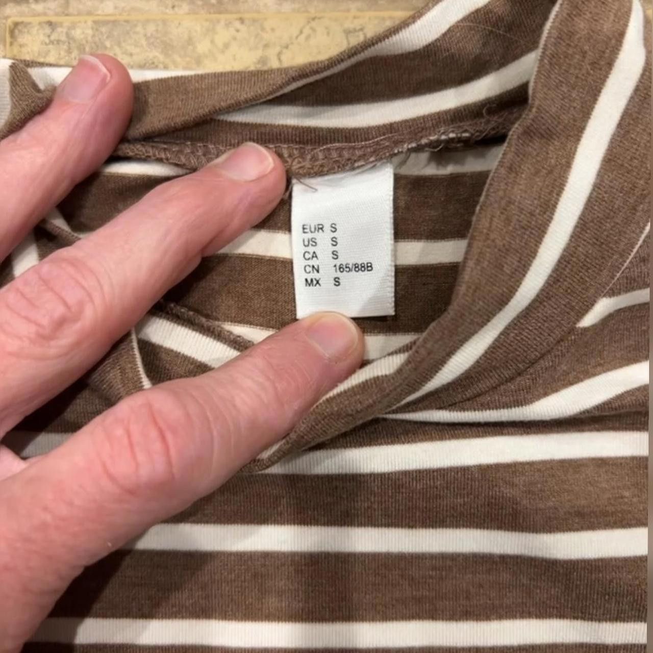 H&M H&M Women's Brown Shirt Size S / US 4 / IT 40 - 3 Thumbnail