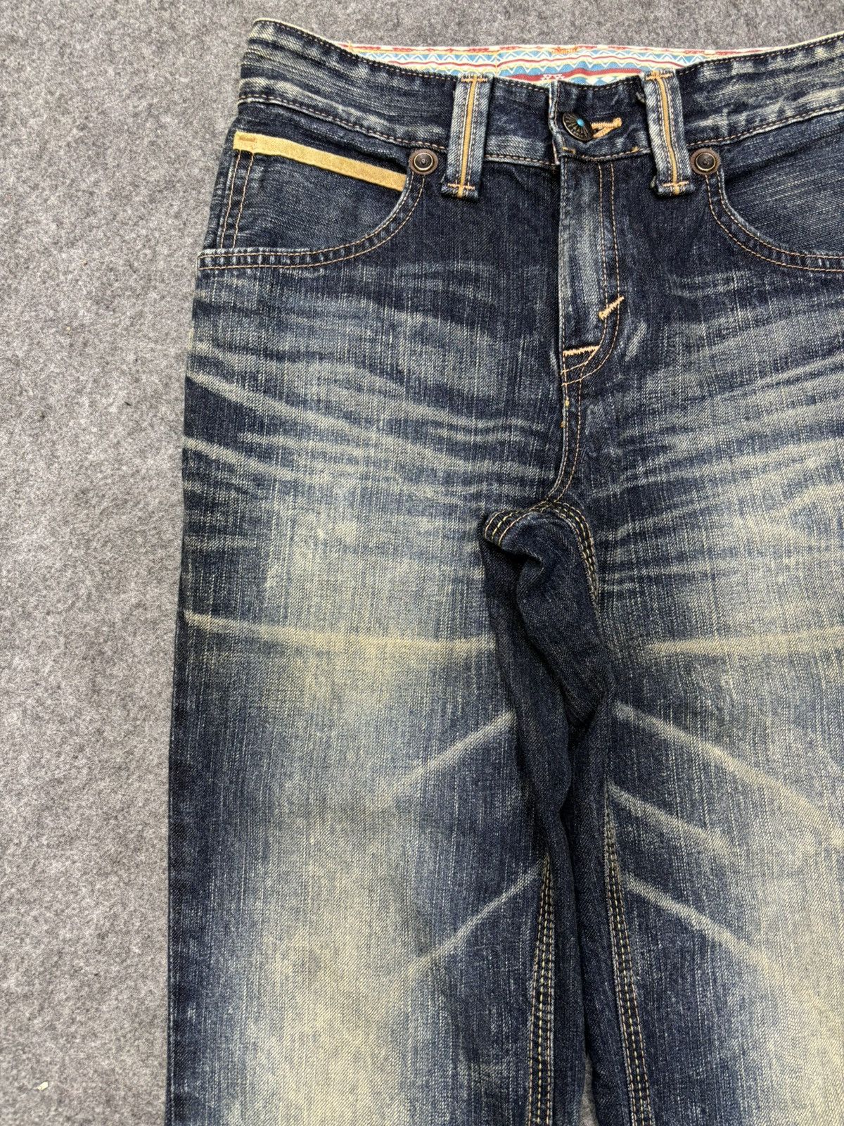 Edwin 💥Vintage Flare💥Edwin Sick Blue Stone Wash Flare Denim F645 Size US 28 / EU 44 - 4 Thumbnail
