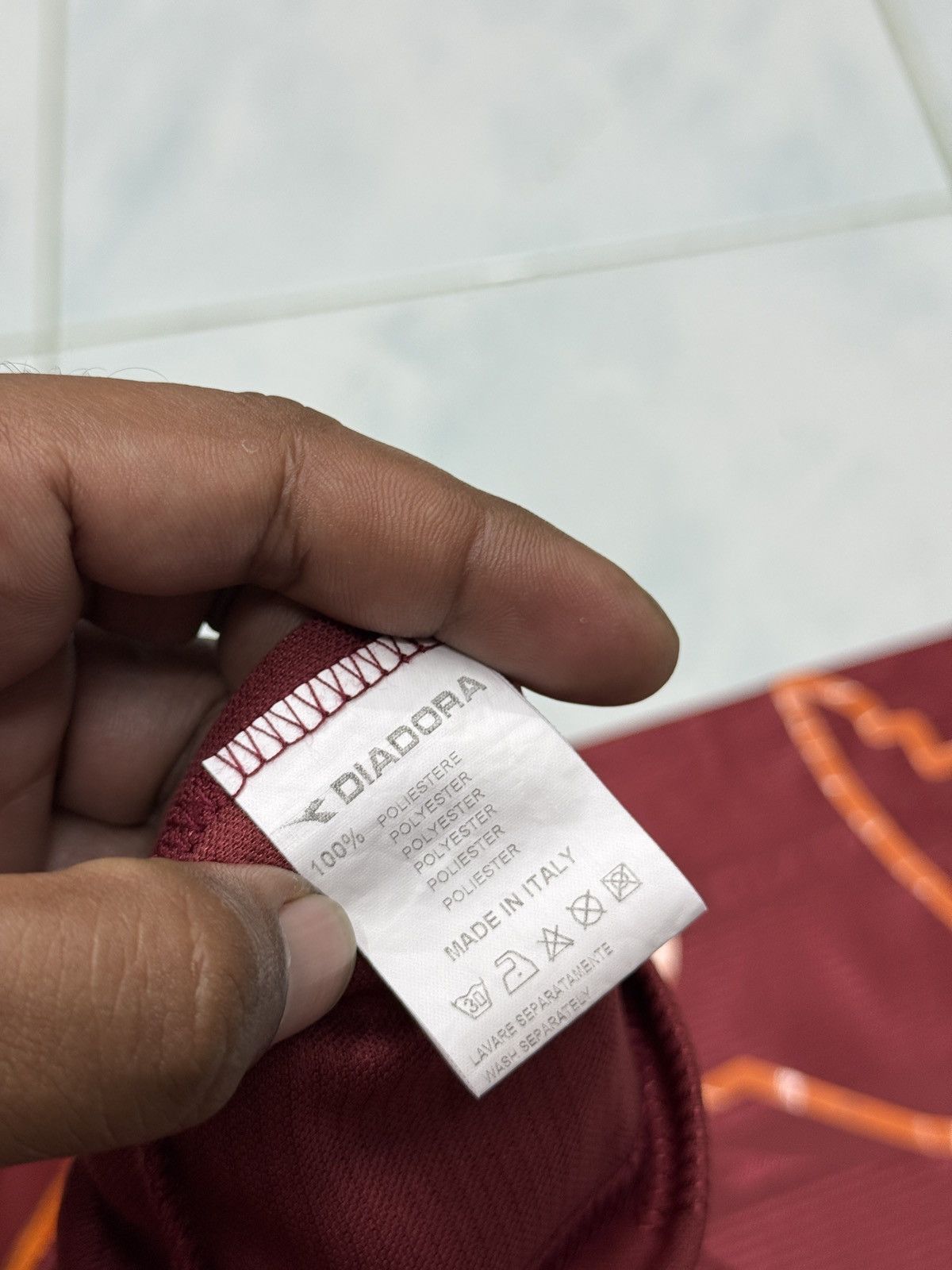 Diadora 🔥🔥🔥ARCHIVE VINTAGE AS ROMA DIADORA NAKATA JERSEY Size US L / EU 52-54 / 3 - 18 Thumbnail