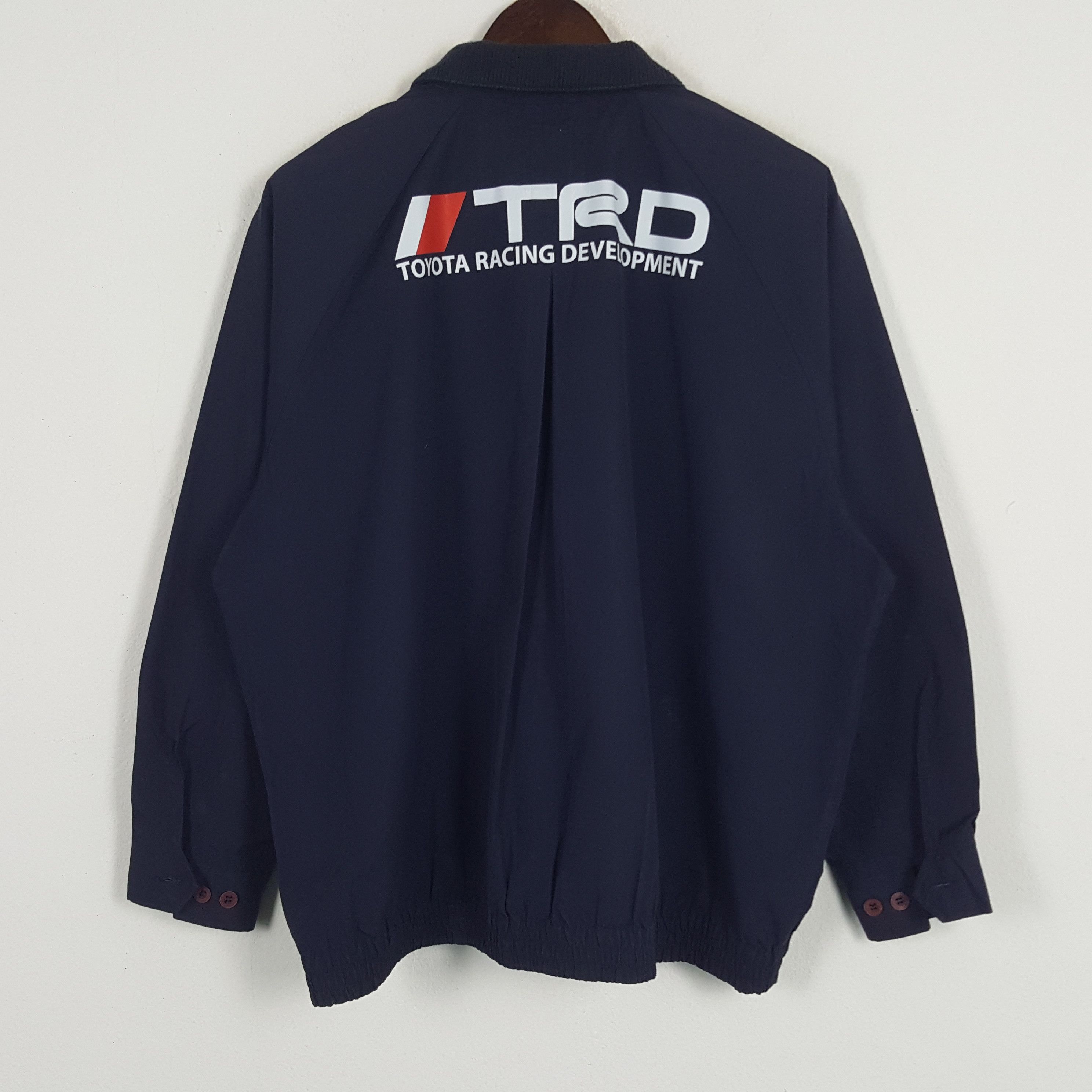 Japanese Brand × Vintage Vintage Dunlop X Custom TRD Toyota Racing Worker Jacket Size US XL / EU 56 / 4 - 1 Thumbnail