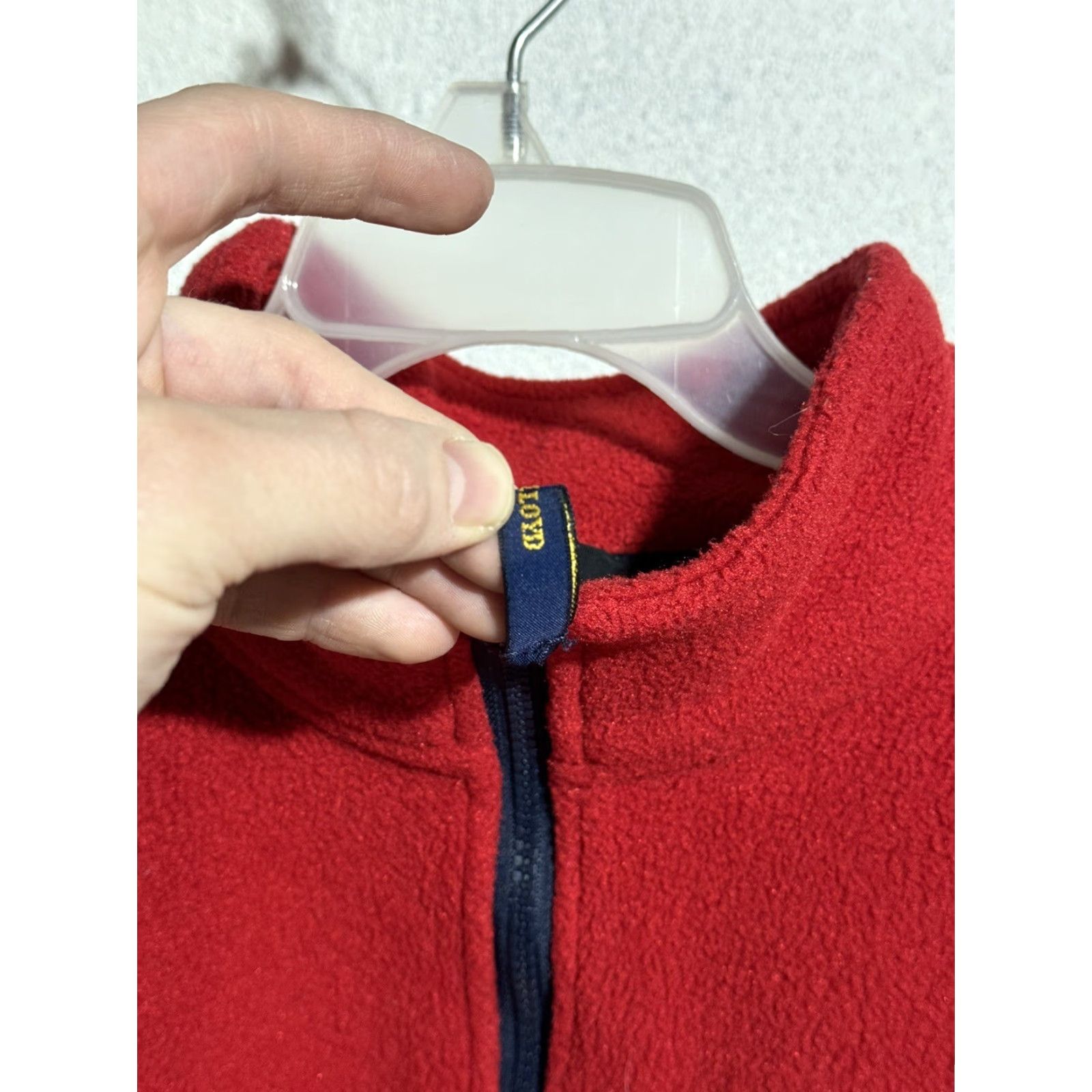Henri Lloyd VINTAGE Henri Lloyd Red 1/4 Zip Fleece Jacket M Men Regular 90s Outdoor Embroidered Logo England Polyester Size US M / EU 48-50 / 2 - 4 Thumbnail