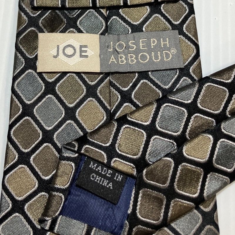Joseph Abboud Joseph Abboud Vintage Geometric Silk Wide Necktie 60” Size ONE SIZE - 3 Thumbnail