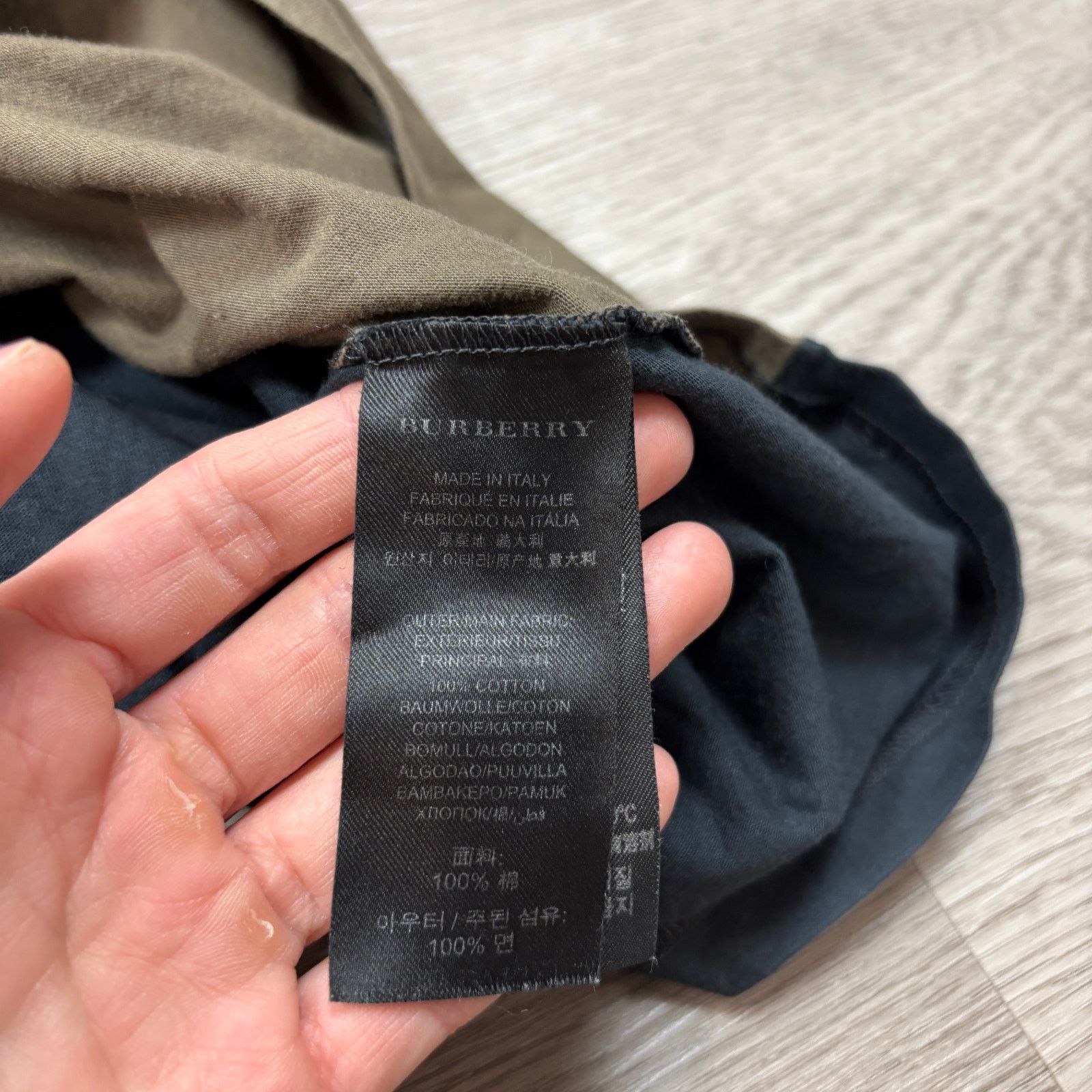 Burberry Prorsum Burberry Prorsum Colorblock Pocket T Shirt Men's Small Retro Size US S / EU 44-46 / 1 - 8 Thumbnail