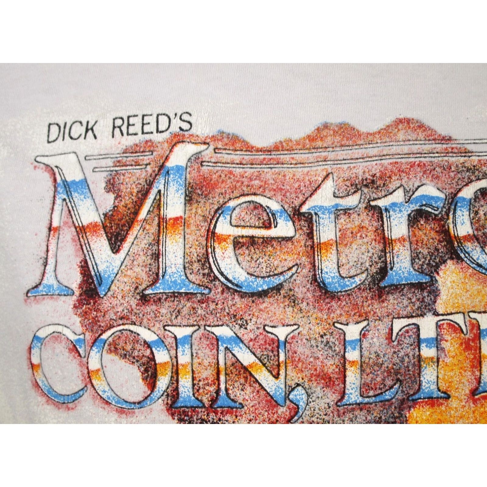 Vintage vtg 80s DICK REED METRO COIN JET FUNNY CAR RACING FADED 2-SIDED T-Shirt S/M thin Size US S / EU 44-46 / 1 - 5 Thumbnail