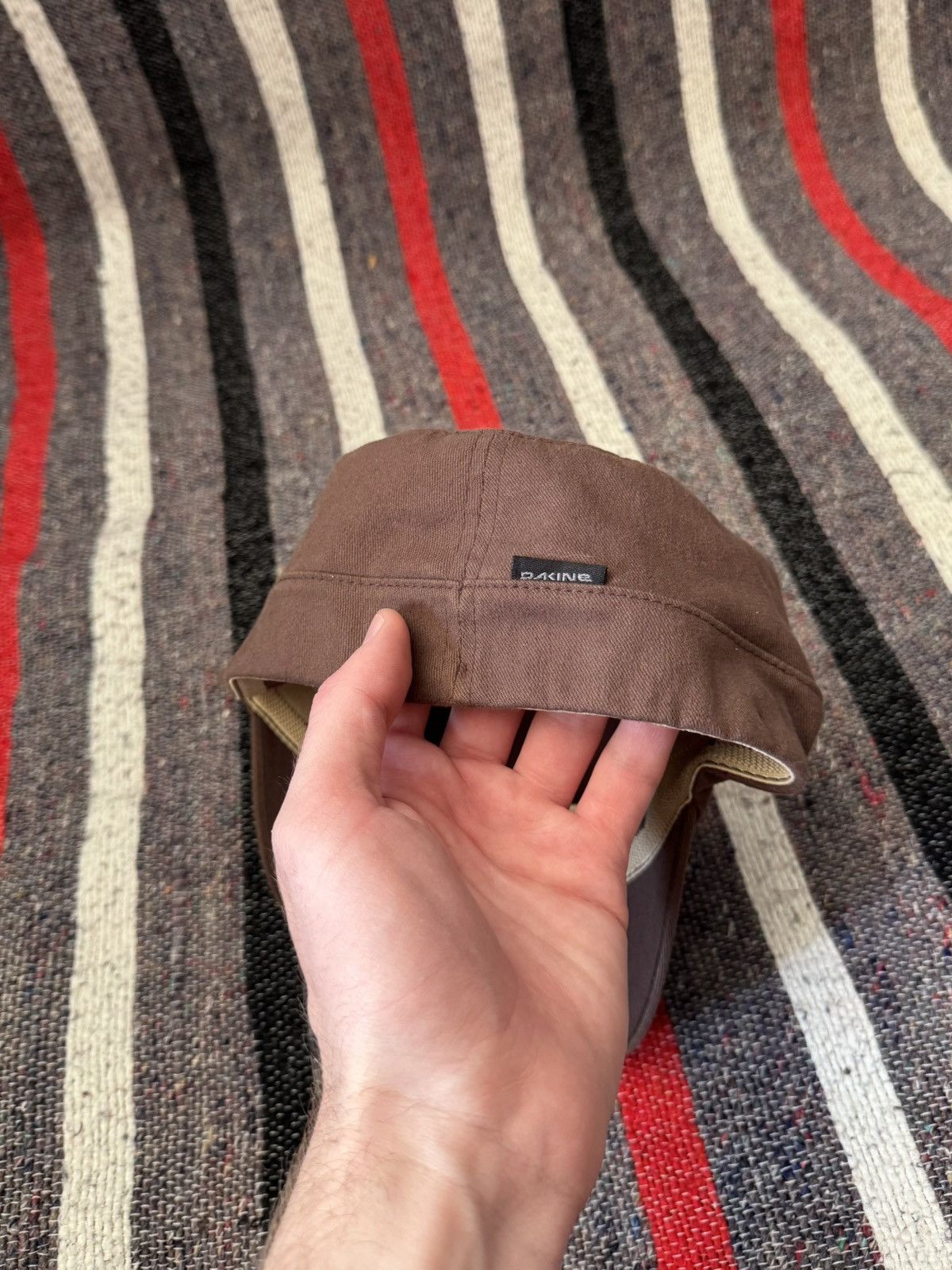 Dakine Vintage 00’s Dakine Flexfit y2k Brown Japanese Hat Size ONE SIZE - 5 Thumbnail