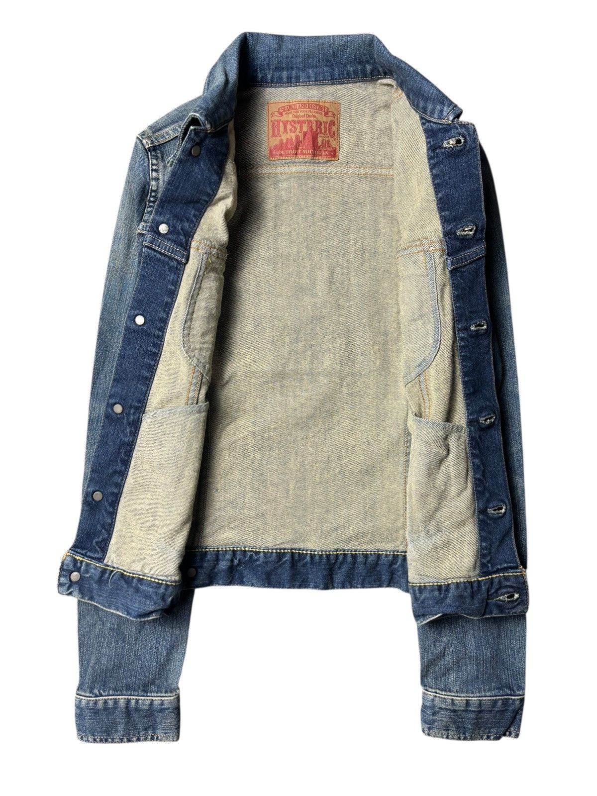 2000s Hysteric Glamour Bear Glitter Denim Jacket
