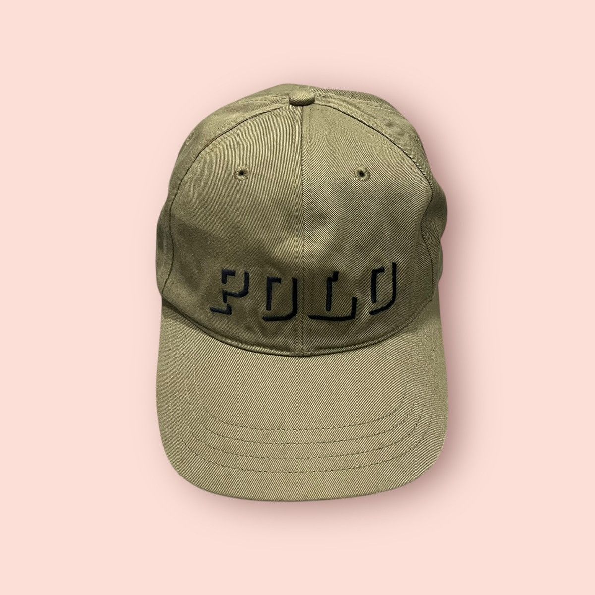 Polo Ralph Lauren VINTAGE POLO BIG EMBROIDERED SPELL OUT STRAPBACK CAP Size ONE SIZE - 3 Thumbnail