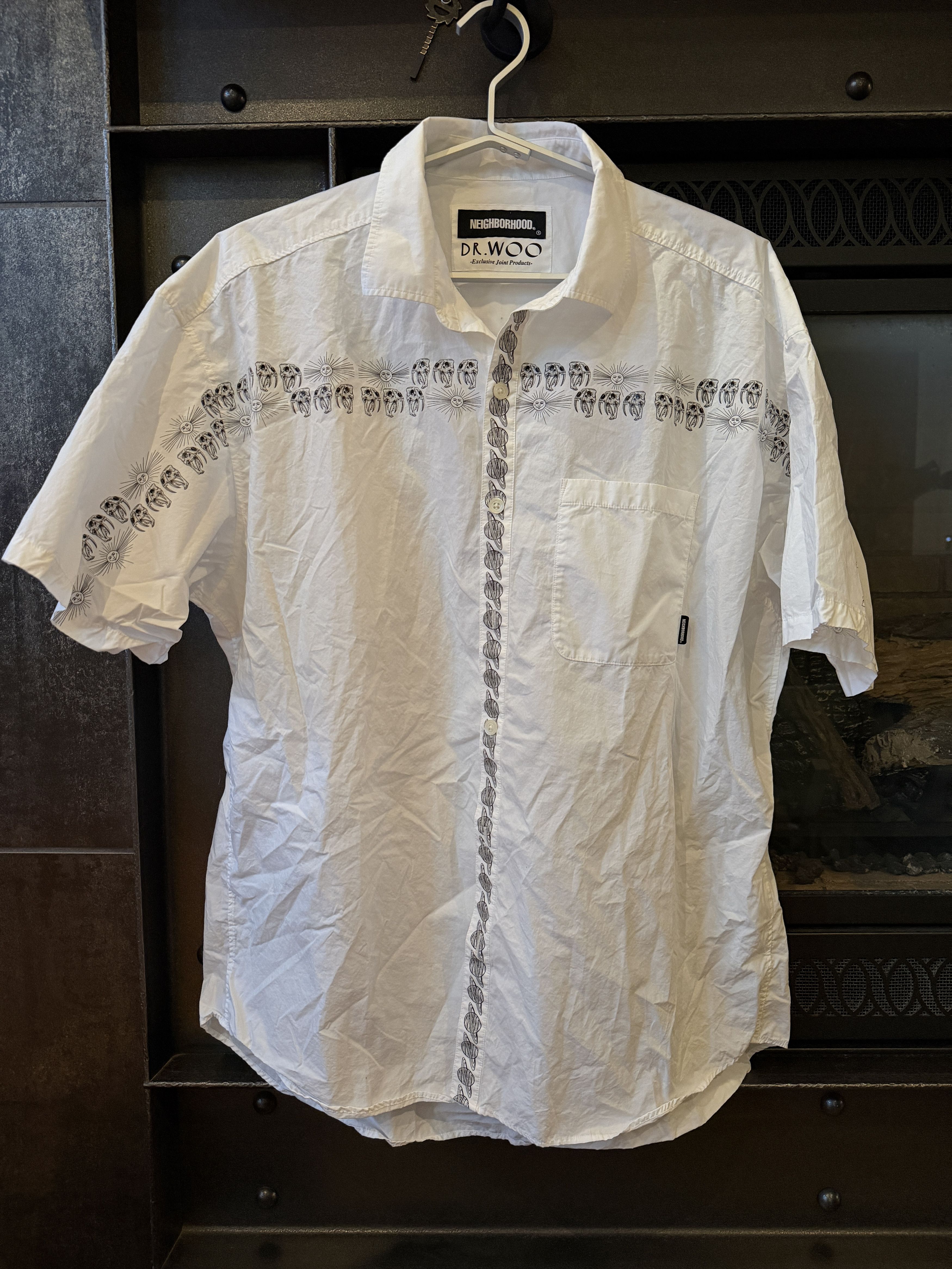 Neighborhood RARE!! NEIGHBORHOOD X DR. WOO Short sleeve button up XL Size US XL / EU 56 / 4 - 4 Thumbnail