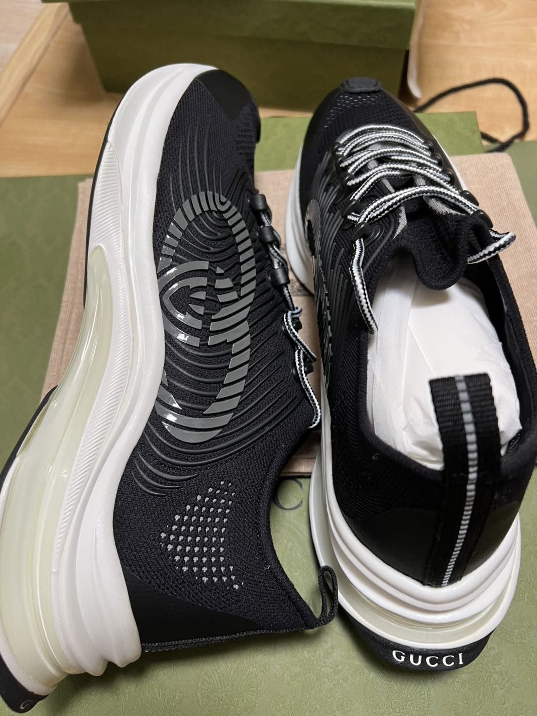 Gucci Gucci Run Sneaker 'Rhyton Logo Monogram' 714657-USM10-8442 Size US 13 / EU 46 - 5 Thumbnail