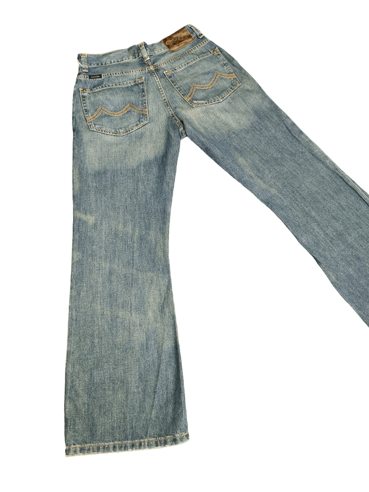 If Six Was Nine Flare Jeans Marc Ecko Cut & Sew Denim Boot Cut Streetwear Size US 30 / EU 46 - 11 Thumbnail