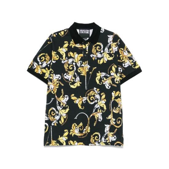 VERSACE Men Polo Shirts 78GAG6S0 JS460 G89 BLACK