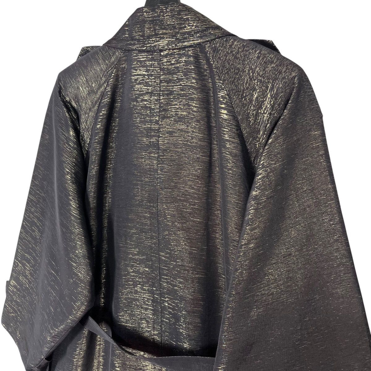 Designer × Yves Saint Laurent Vintage YSL Yves Saint Laurent Gold Weaving Trench Coat Size XS / US 0-2 / IT 36-38 - 14 Thumbnail