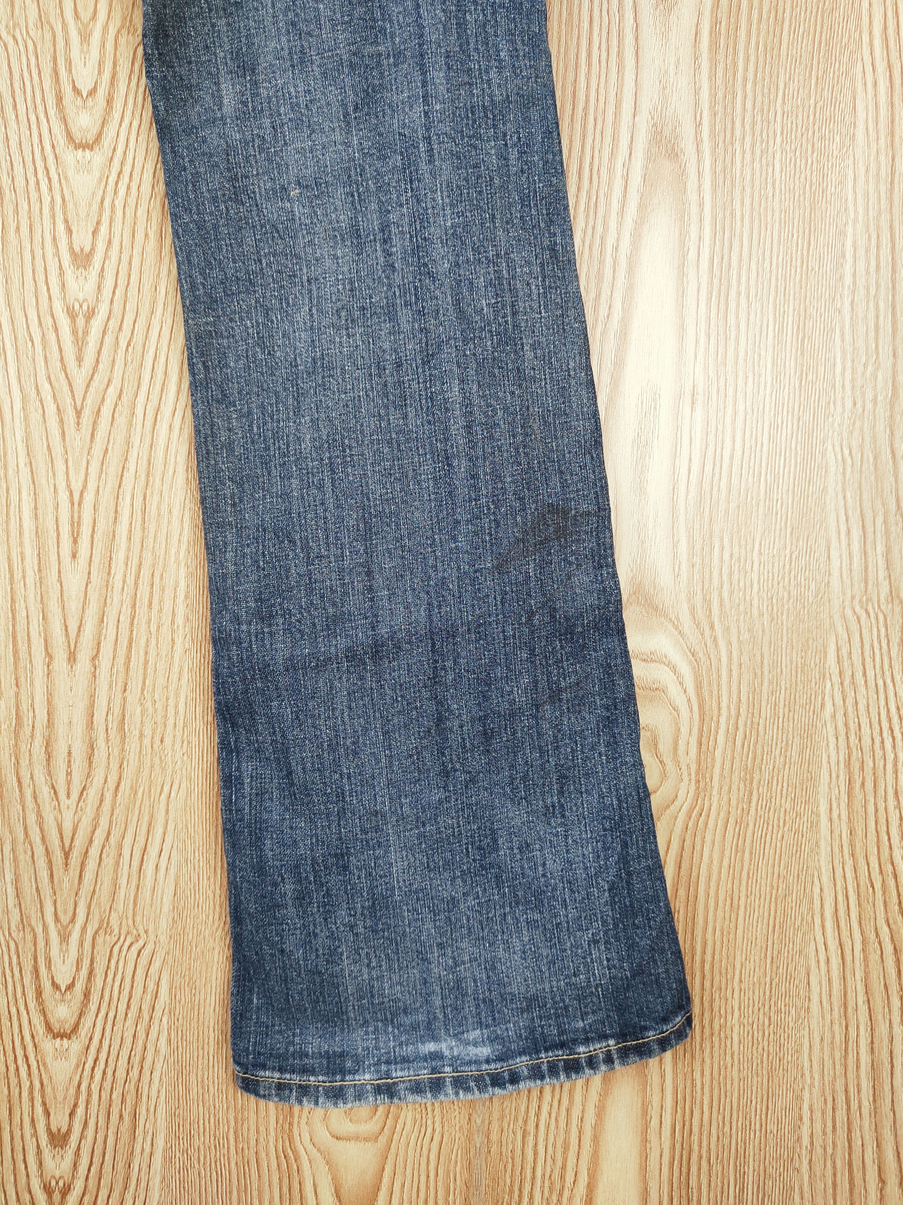 Japanese Brand × Vintage Vintage 💥 Blaze Dark Blue Distressed Ripped Jeans Size 33" - 12 Thumbnail