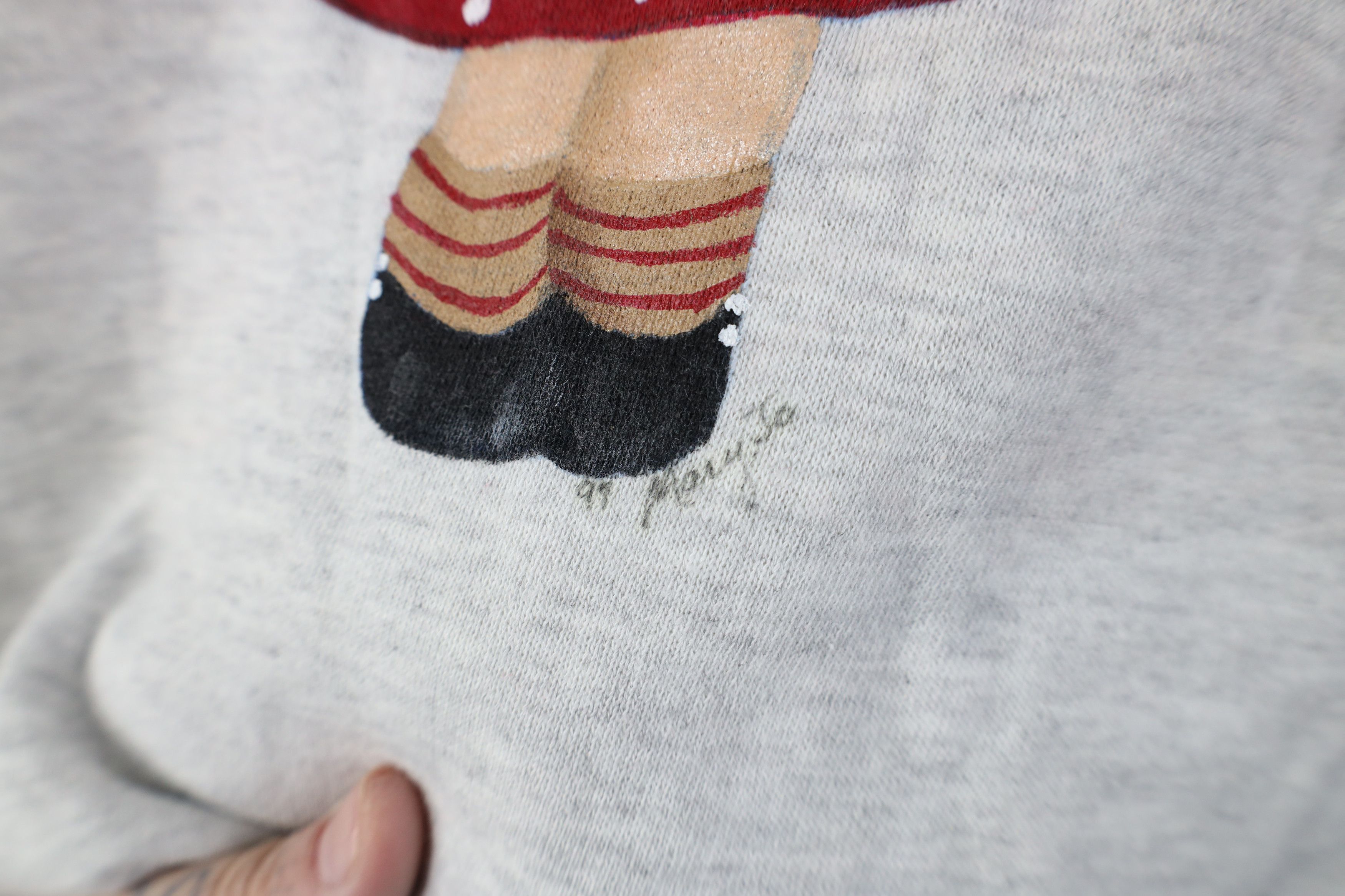 Vintage Vintage 90s Streetwear Christian Angel Crewneck Sweatshirt Size XL / US 12-14 / IT 48-50 - 5 Thumbnail